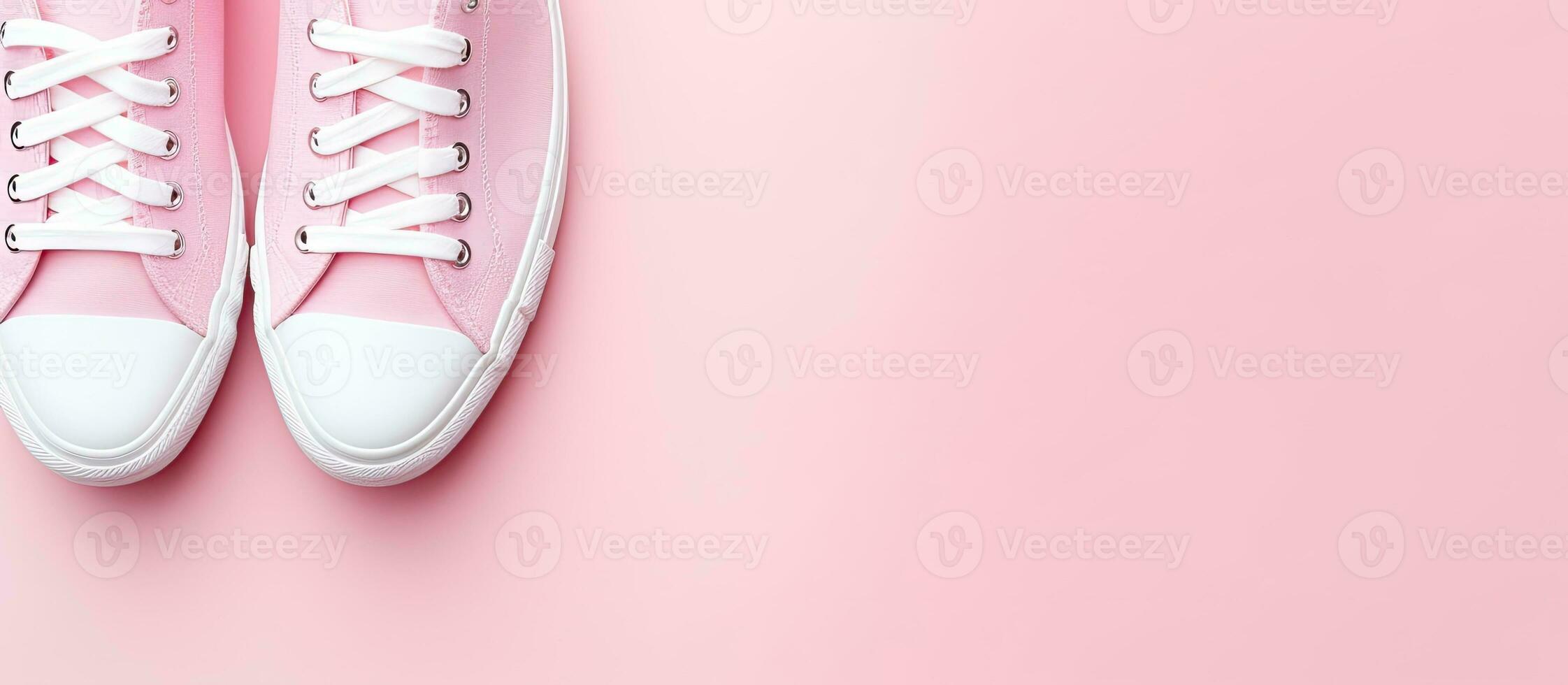Photo of a toothbrush and cotton floss on a colorful background with copy space