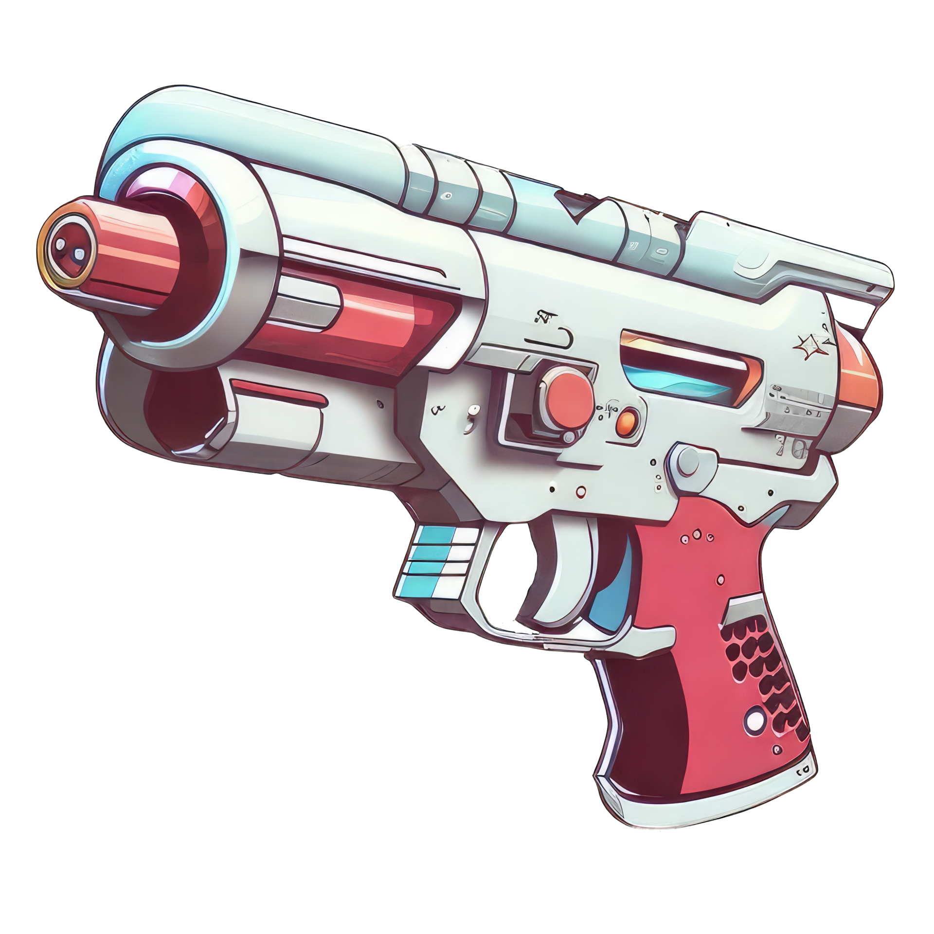 ray gun drawing