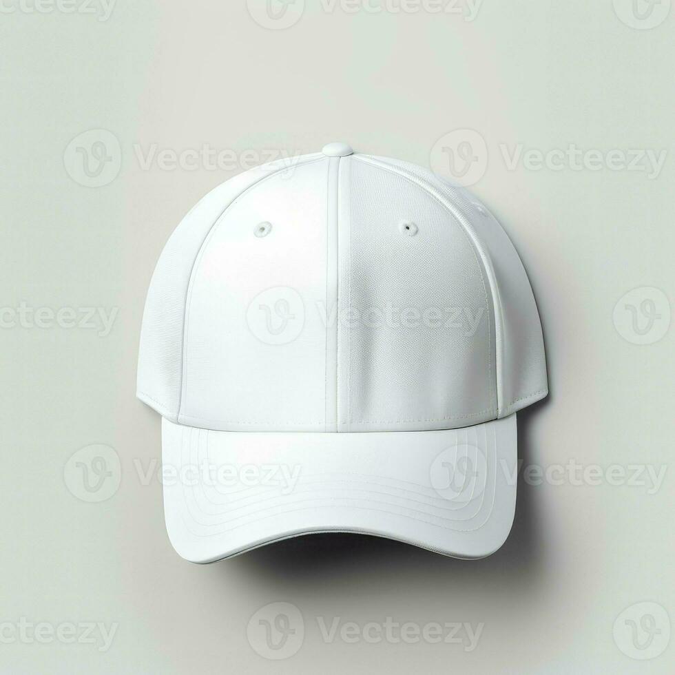 gorra Bosquejo. aislado en transparente fondo, realista gorra sombrero plantillas. ángulo ver de adulto tapas Bosquejo, generativo ai foto