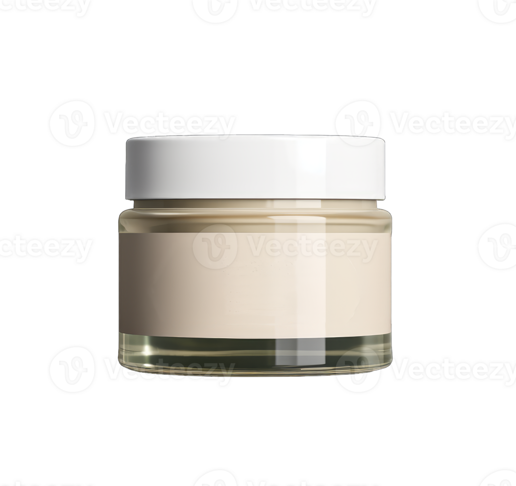 Blank cosmetic packaging mockup bottle. Vector illustration, Isolated, Generative AI png