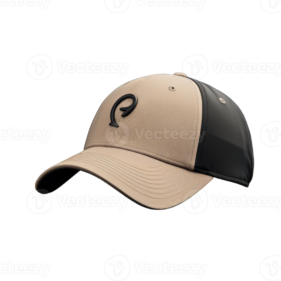 Cap mockup. Isolated on transparent background, realistic cap hat templates. angle view of adult caps mockup, generative ai png