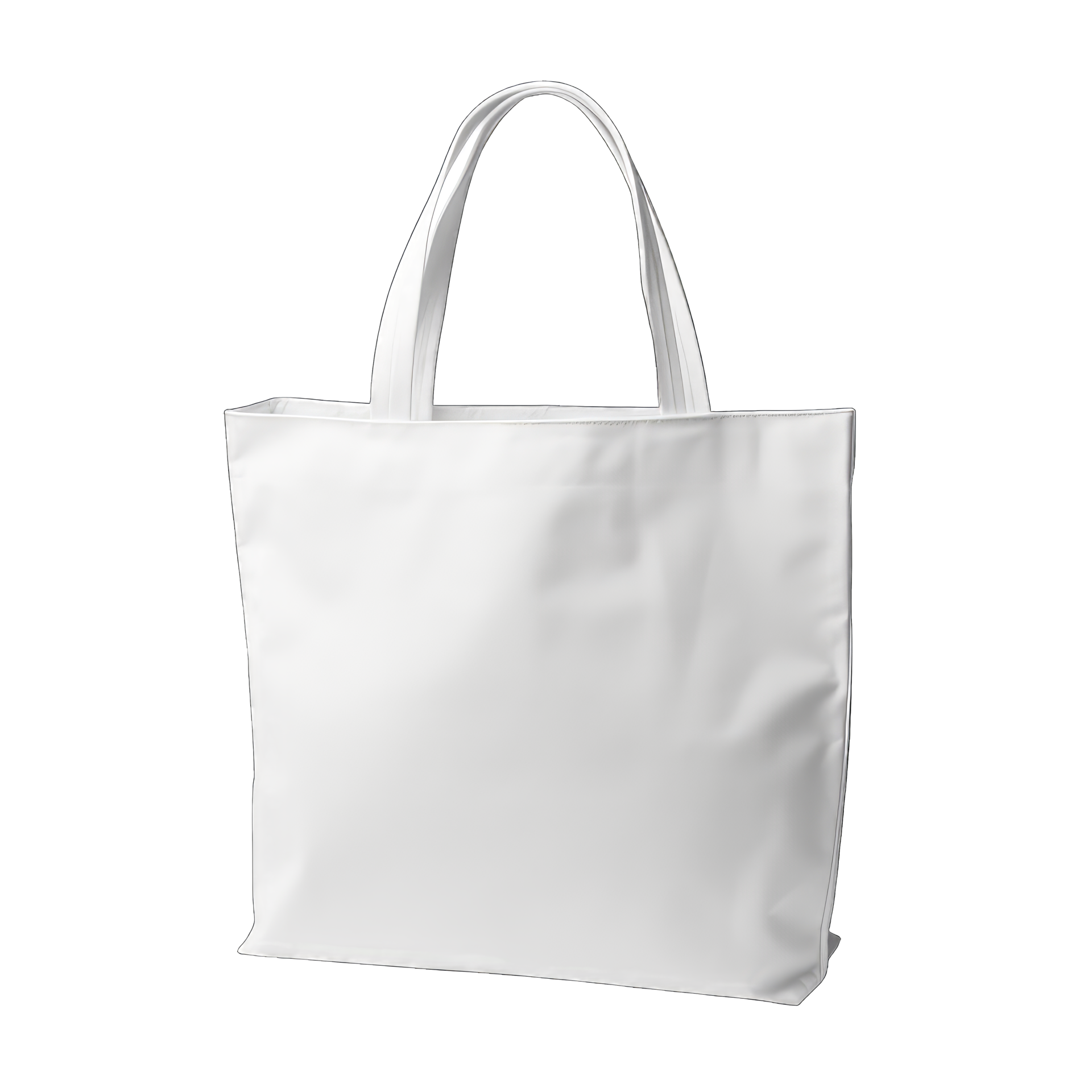 Tote bag canvas fabric for mockup blank template isolated on ...