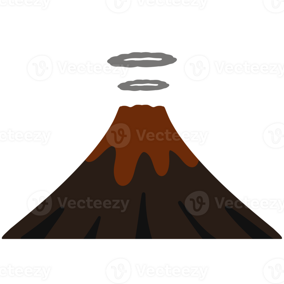 volcano and smoke png