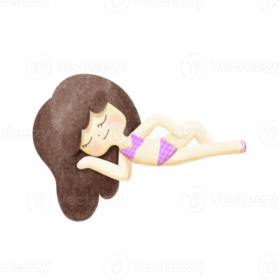 little girl by the sea png