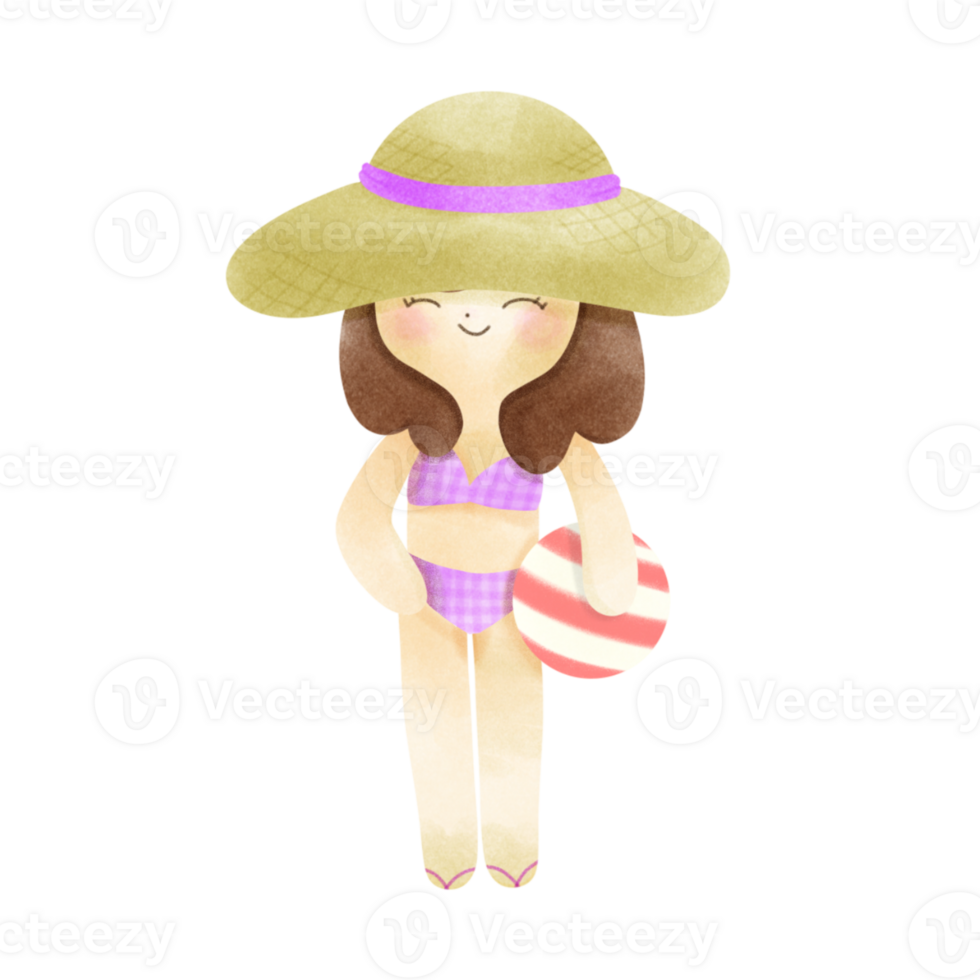 little girl by the sea png