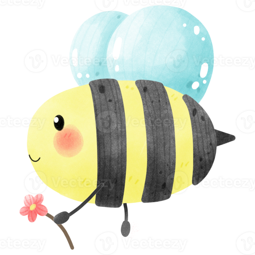 cute little bee png