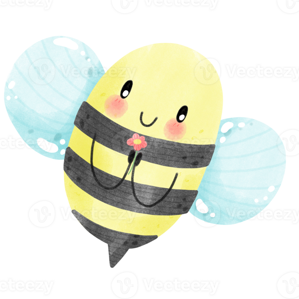 cute little bee png