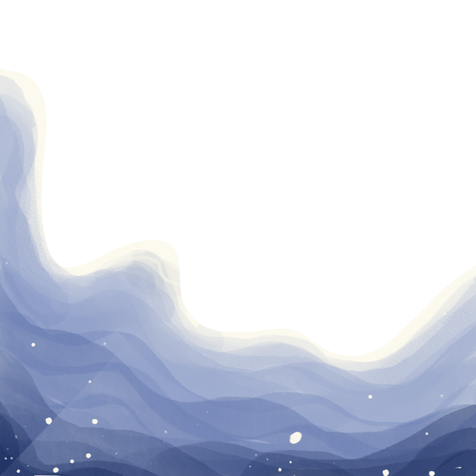 Beach landscape with waves png