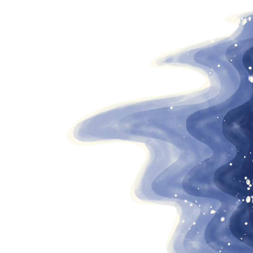 Beach landscape with waves png