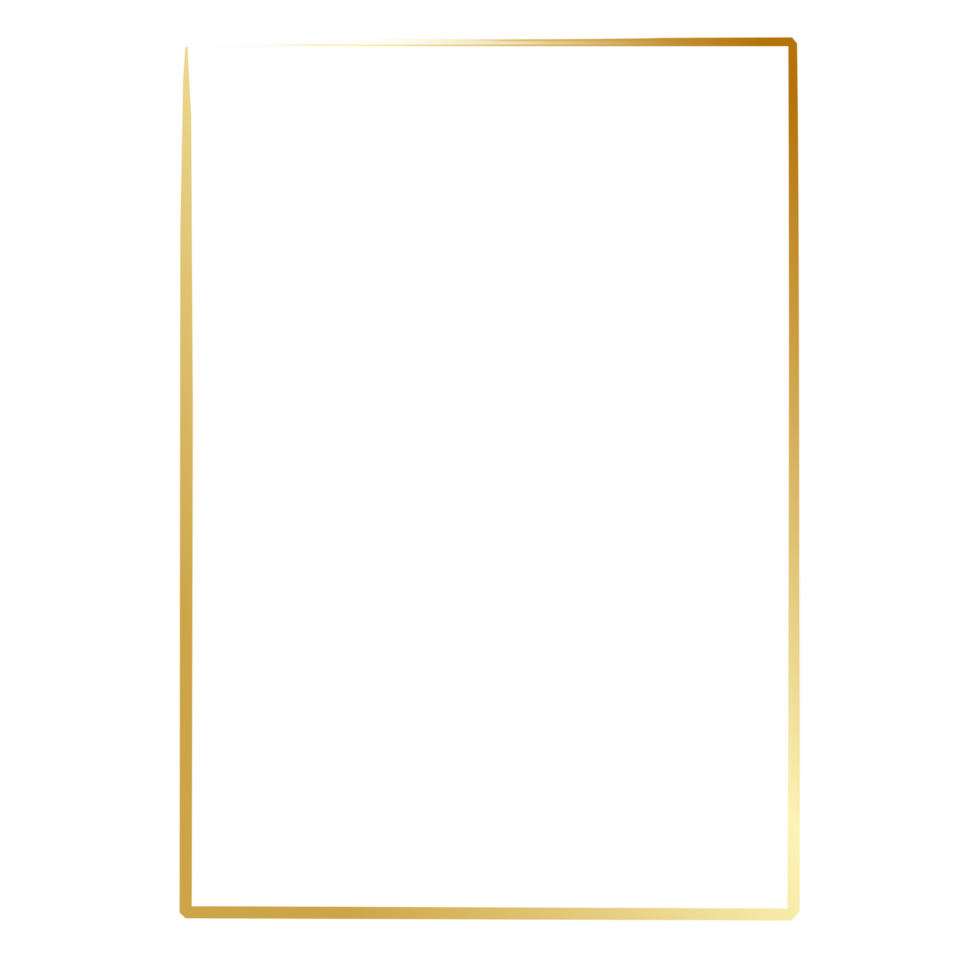 Gold frame border png