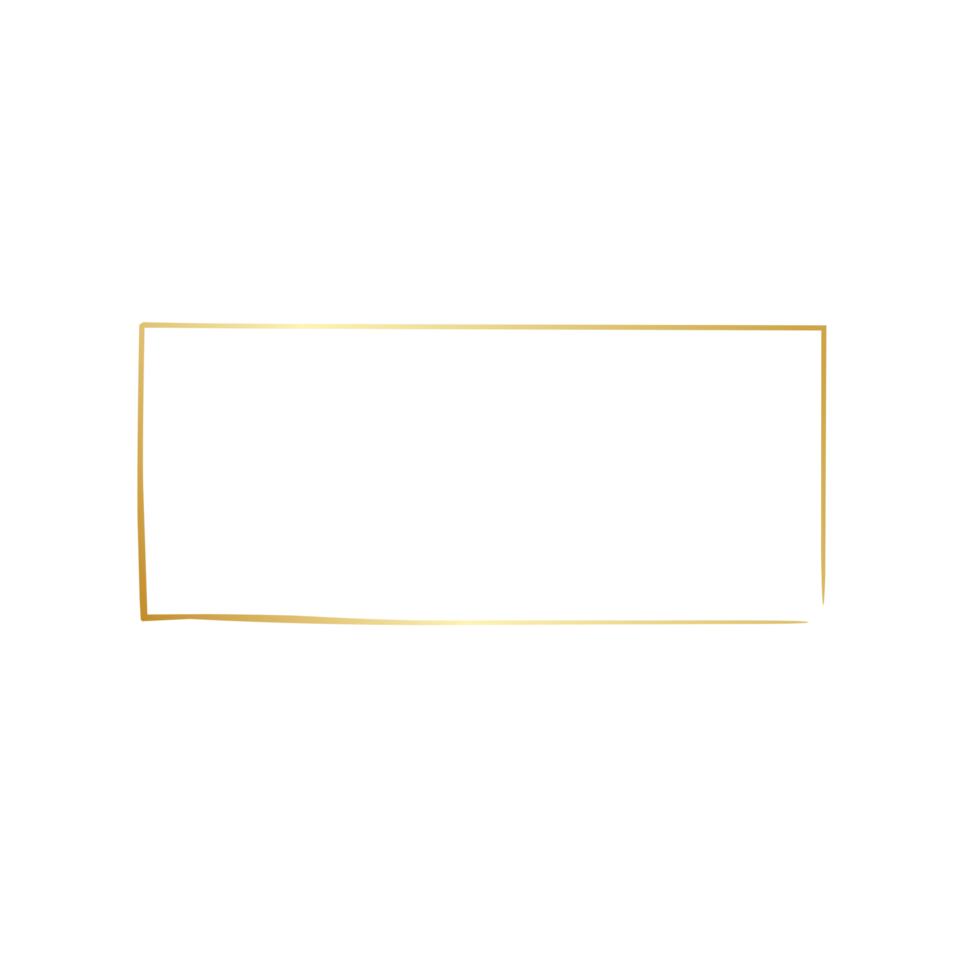 Gold frame border png