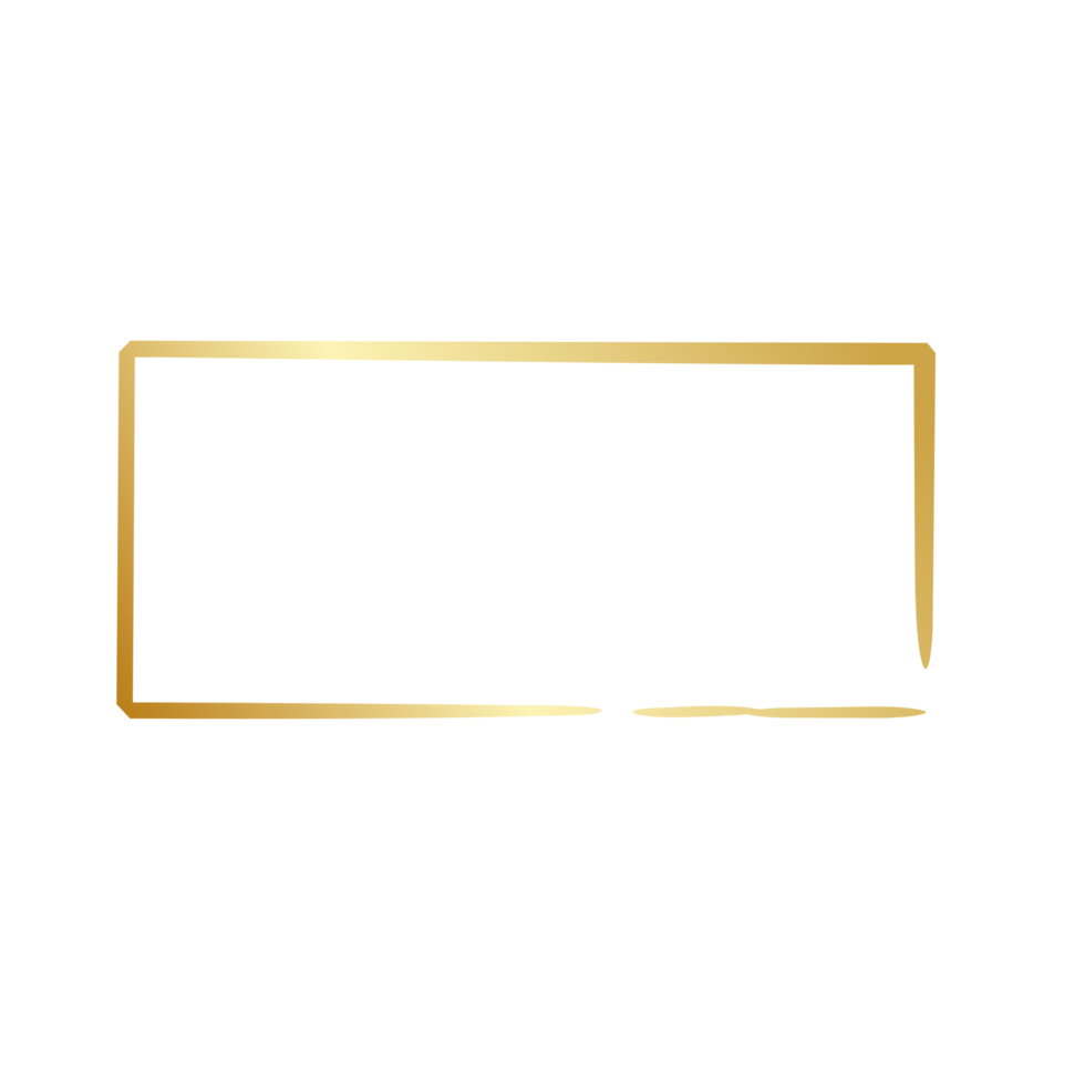 Gold frame border png