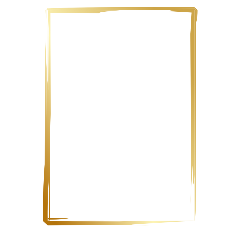 Gold frame border png