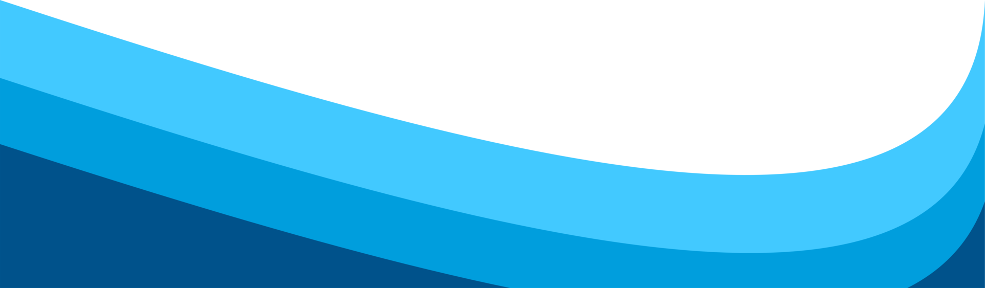 Blue wave footer png