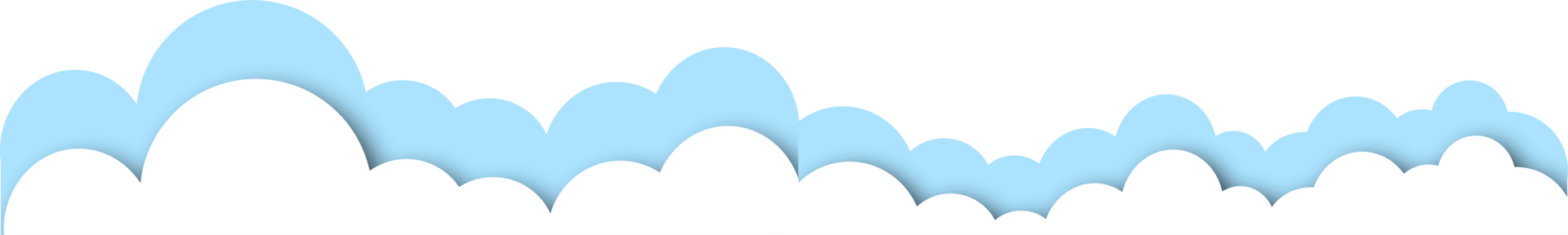 Cloud paper cut illustration png