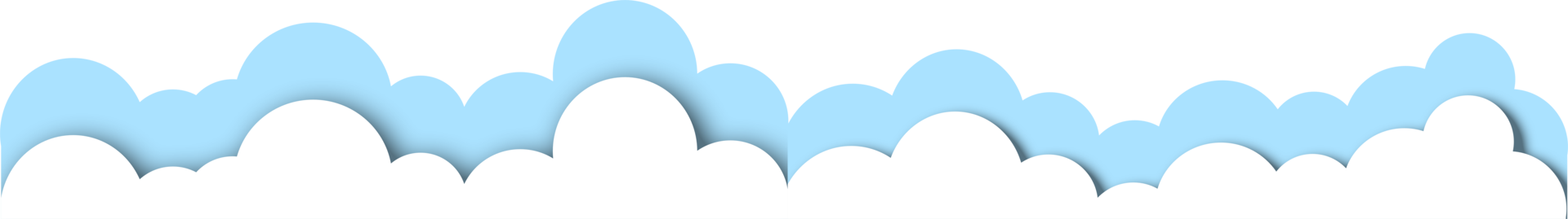 Cloud paper cut illustration png