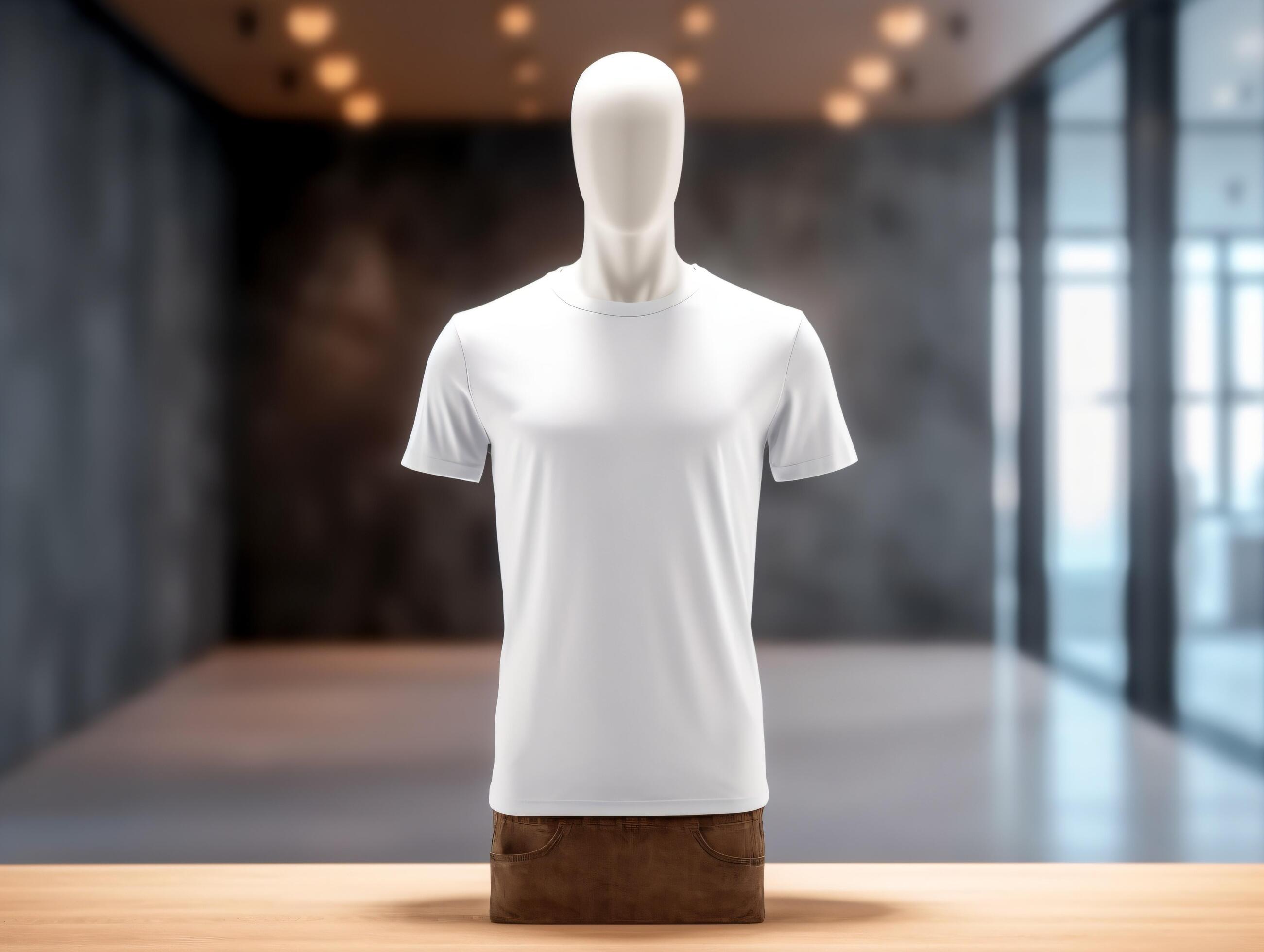 Mannequin Wearing Brand Off White T Shirt 3D Model $79 - .max .ma