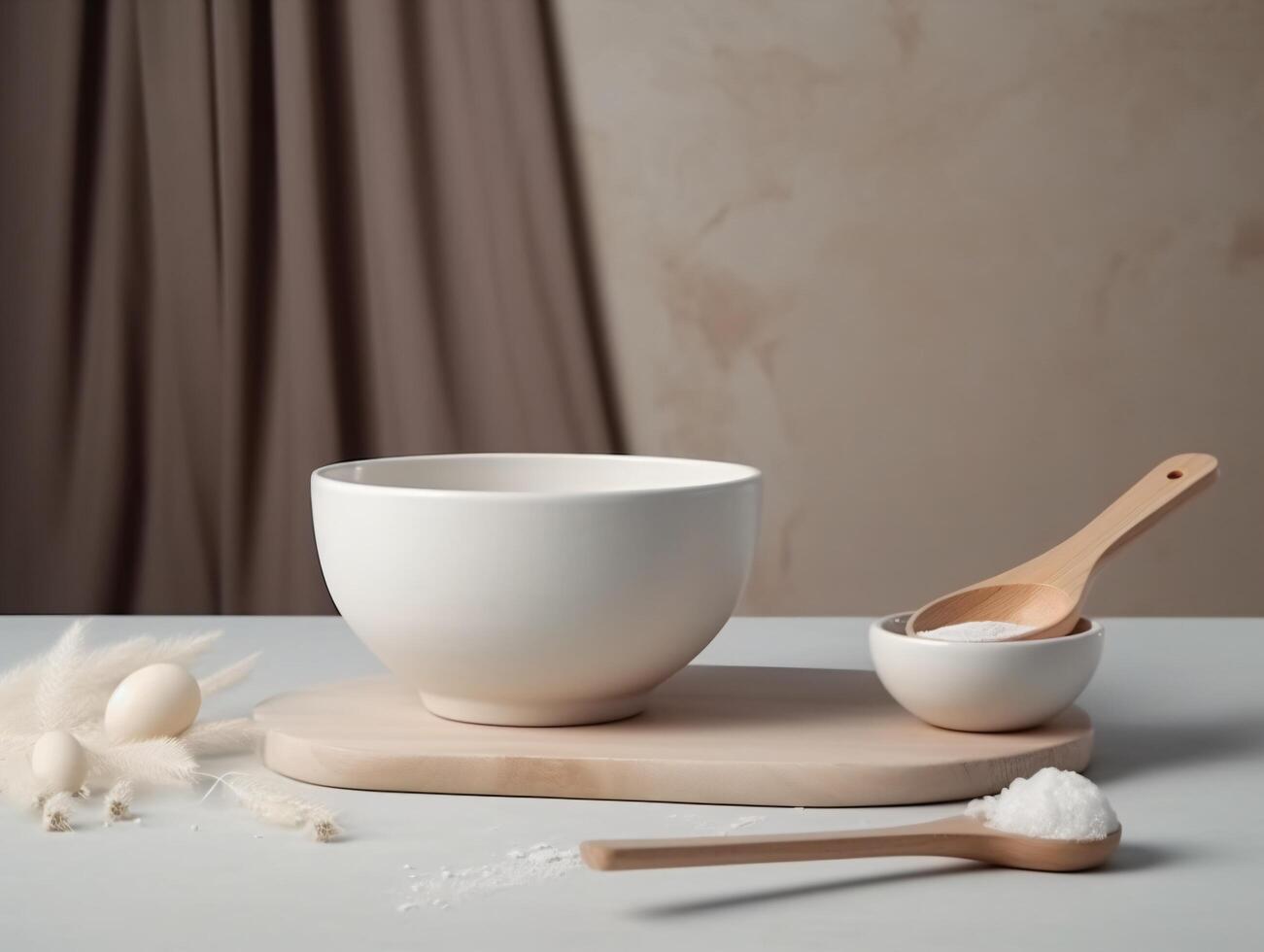 comercial minimalistic boho composition with copy space photo