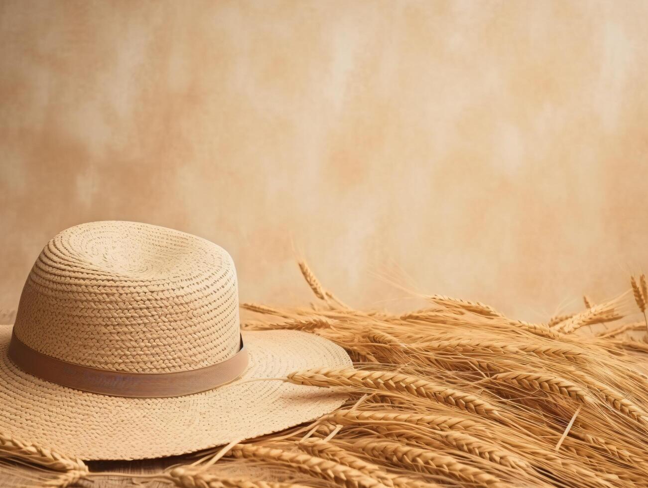 comercial minimalistic boho composition with copy space photo