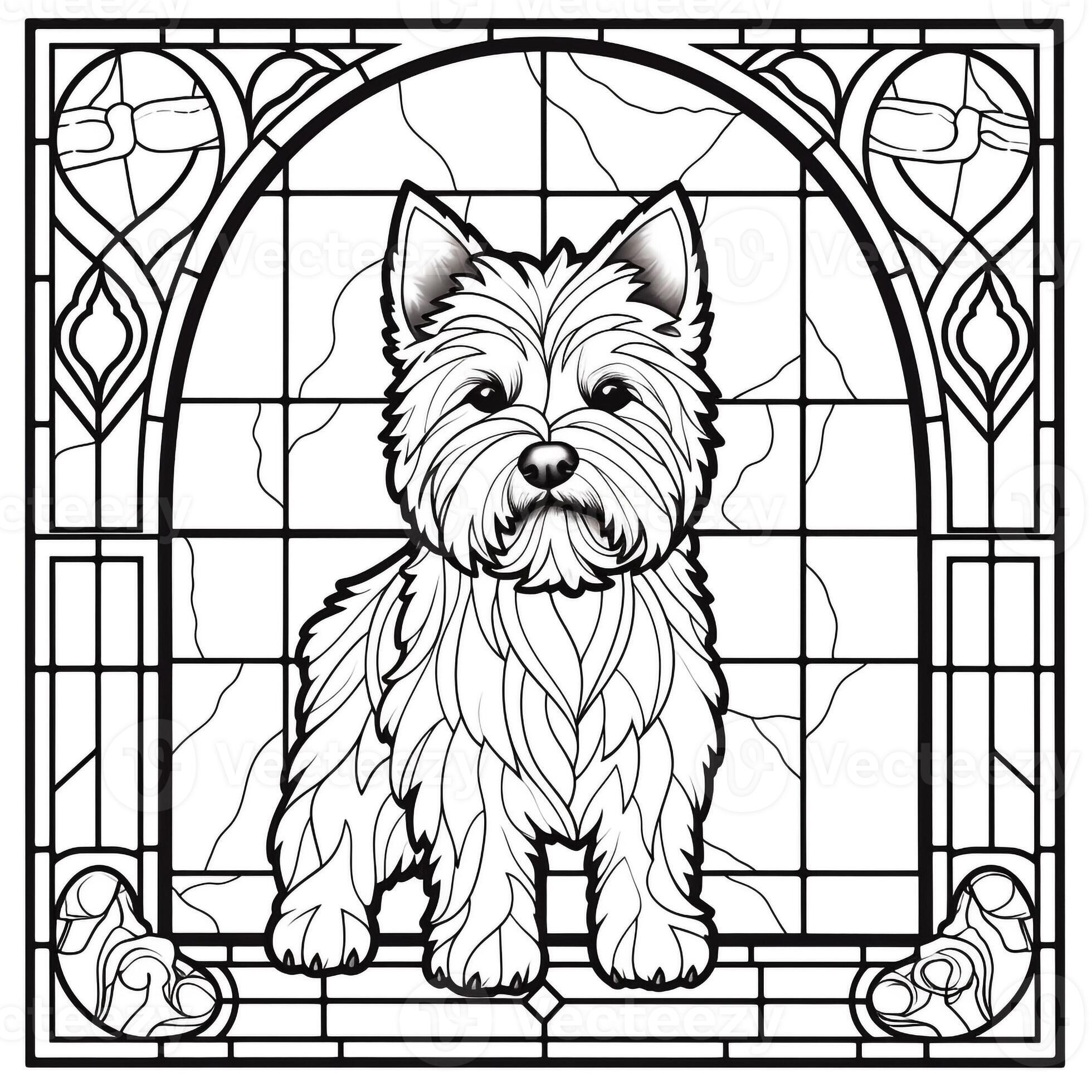 stained-glass-dog-coloring-pages-26879733-stock-photo-at-vecteezy