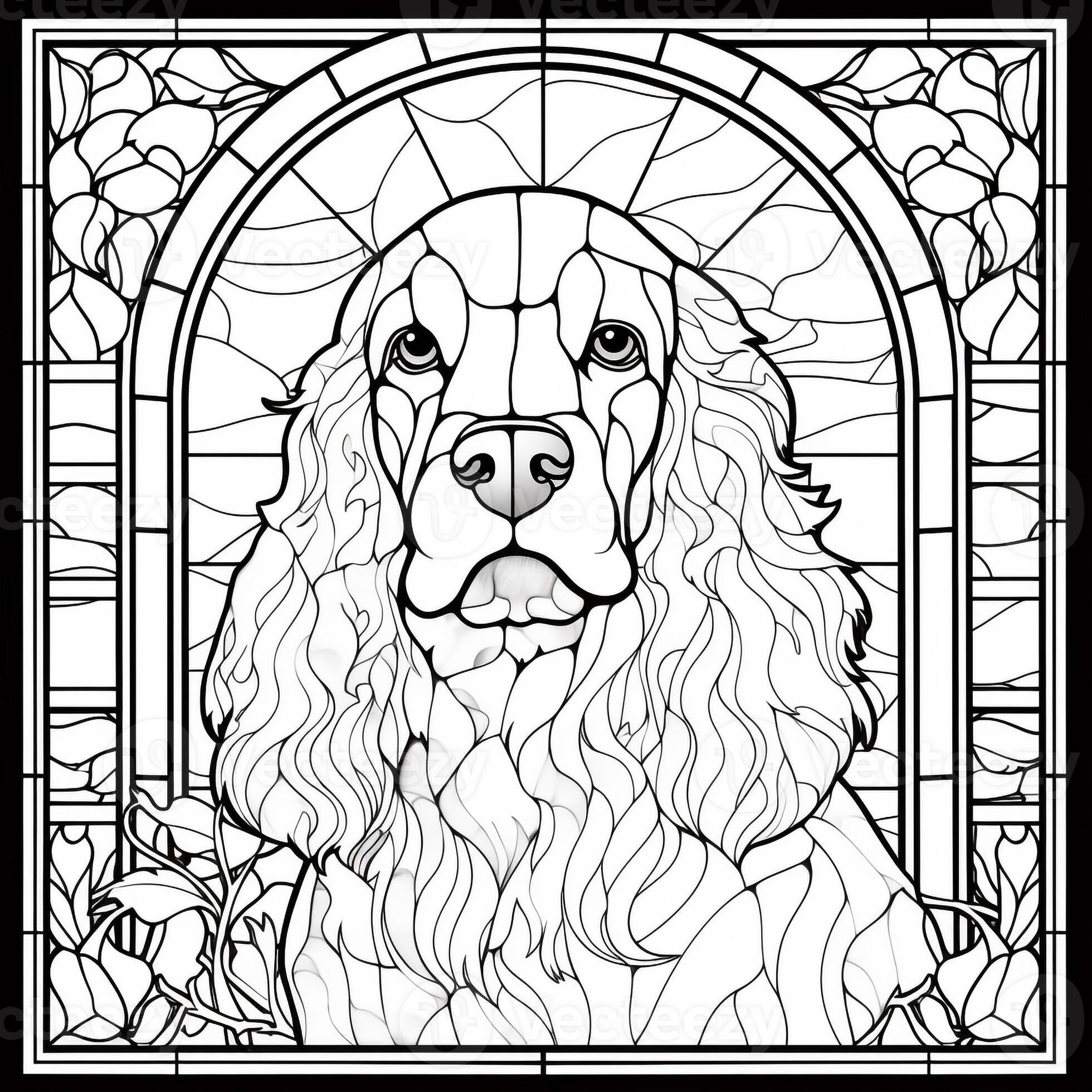 stained-glass-dog-coloring-pages-26879808-stock-photo-at-vecteezy