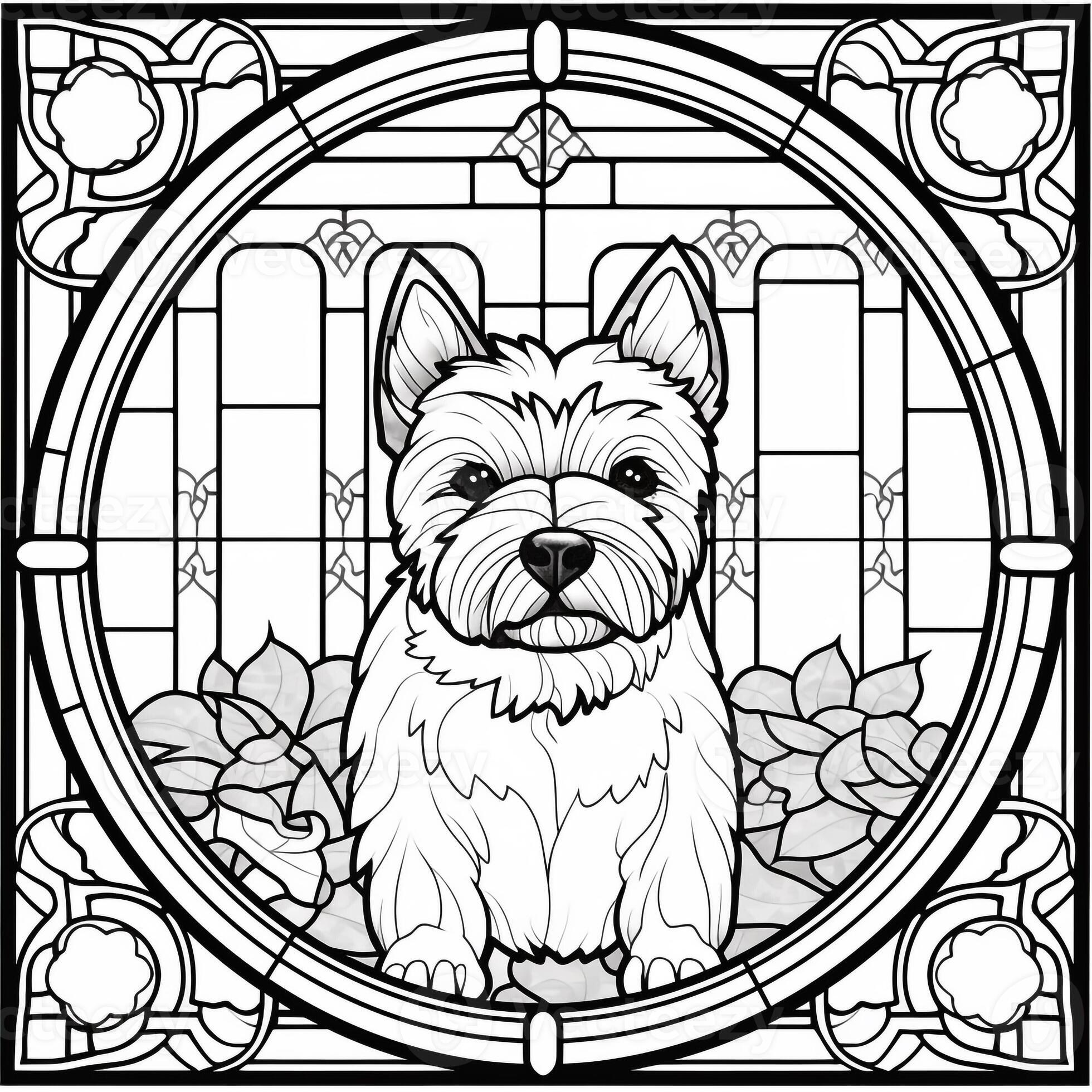 stained-glass-dog-coloring-pages-26879820-stock-photo-at-vecteezy