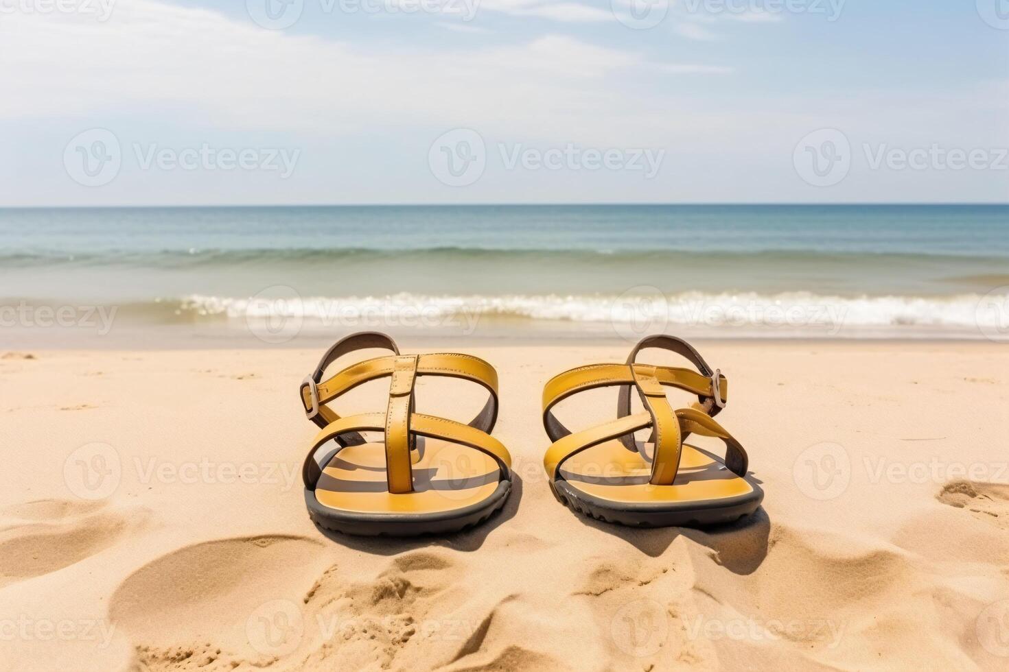 Summer vacation composition with cOpy space photo