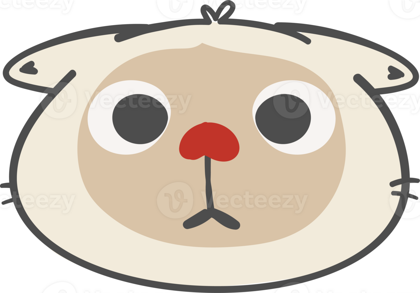 carino kawaii gatto posa clipart png