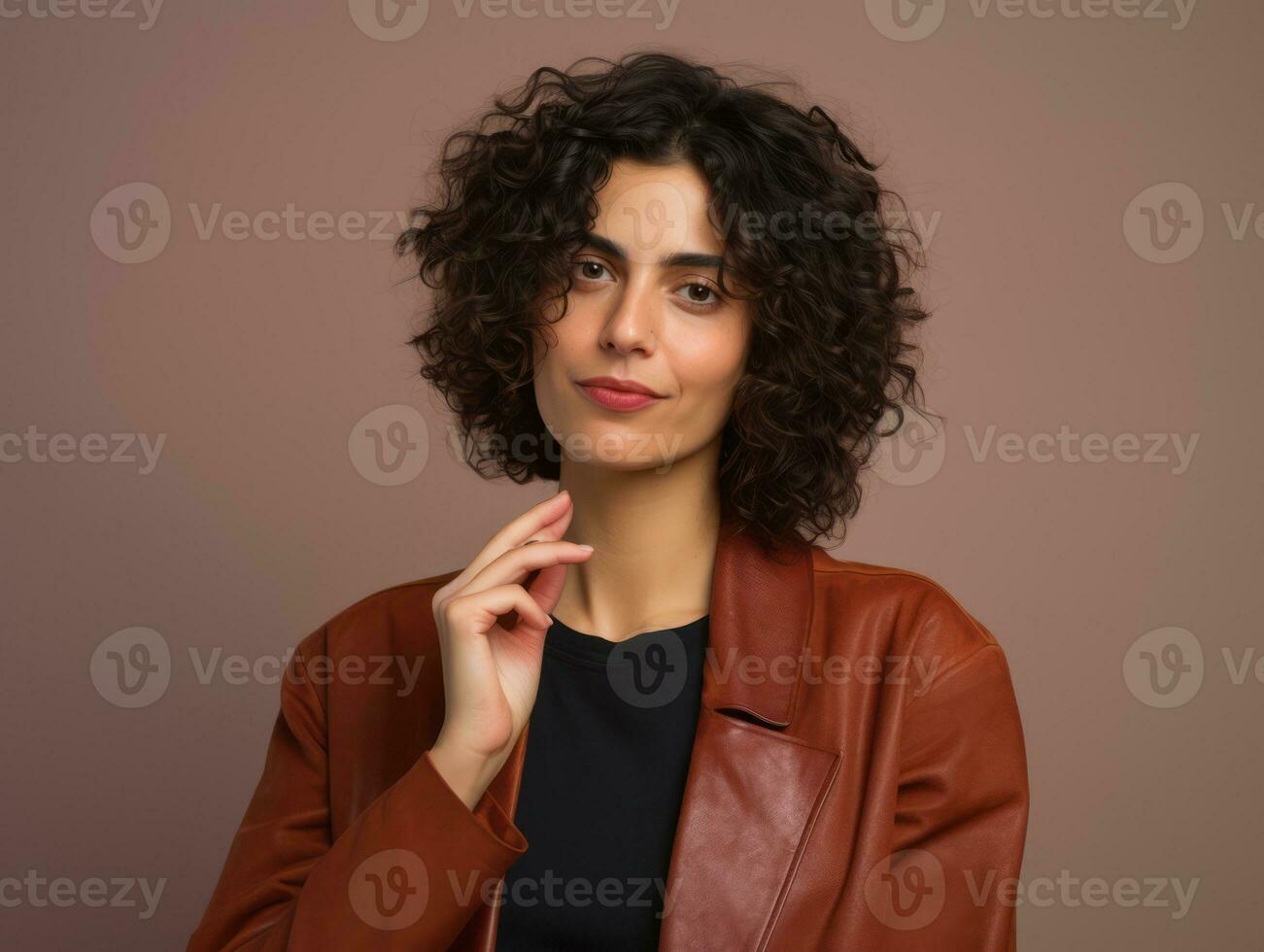 emotional-dynamic-pose-30-year-old-woman-ai-generative-26893158-stock