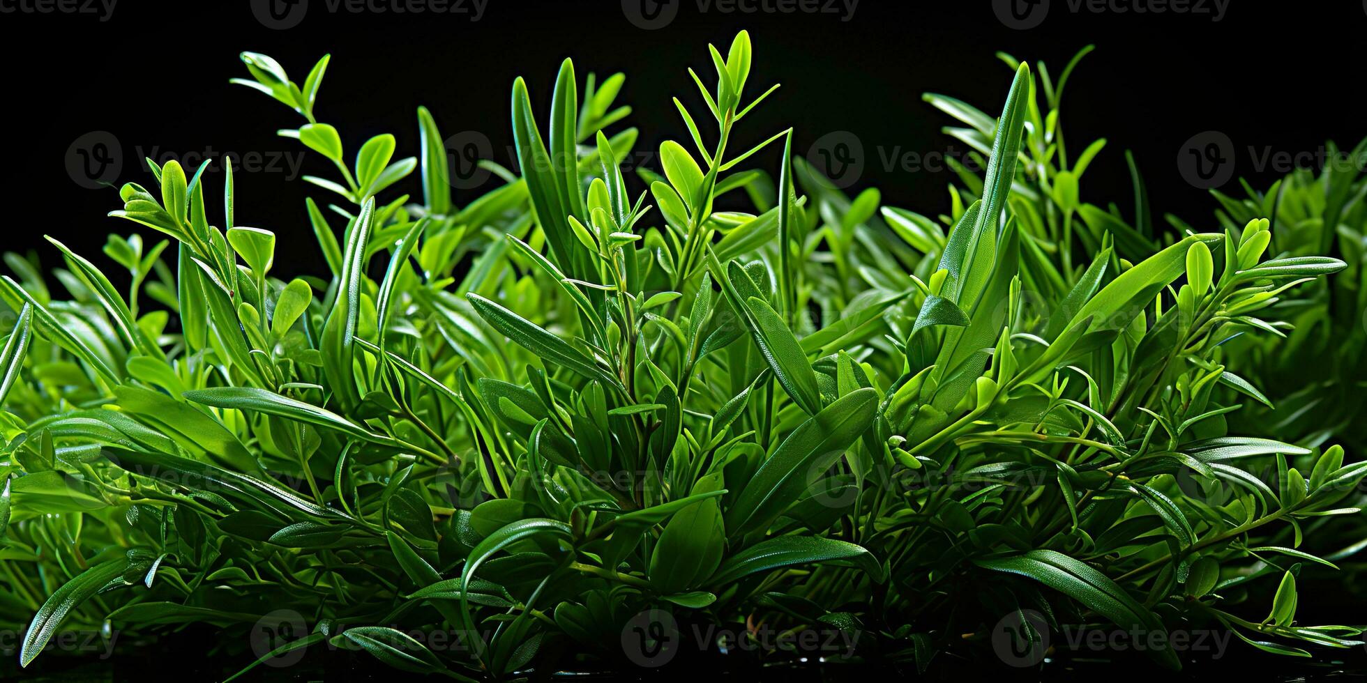 AI Generated. AI Generative. Nature outdoor wild green grass background. Plant field landscape. Graphic Art photo