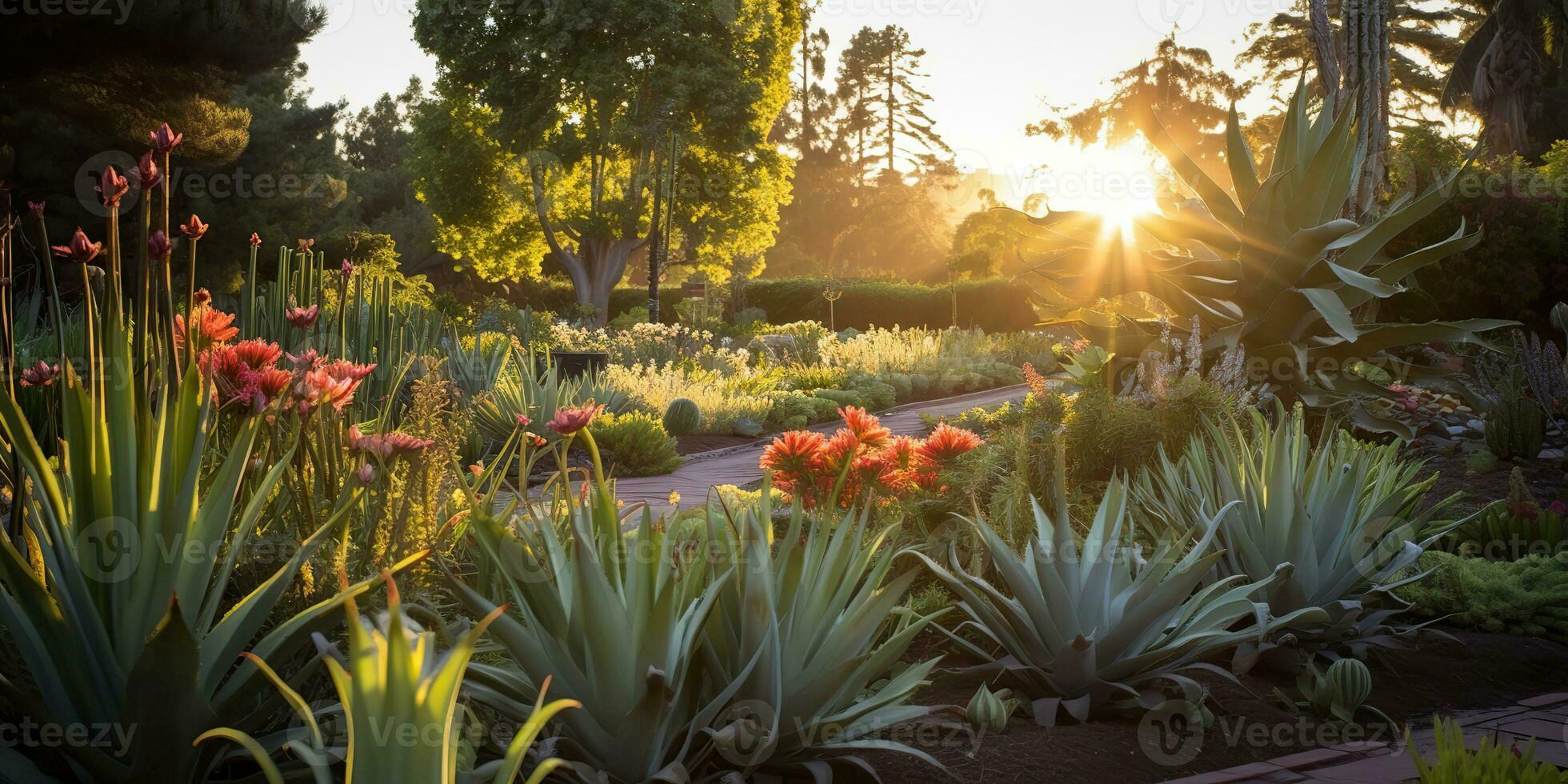 ai generado. ai generativo. naturaleza al aire libre planta sano medicina áloe vera a casa jardín antecedentes. gráfico Arte foto