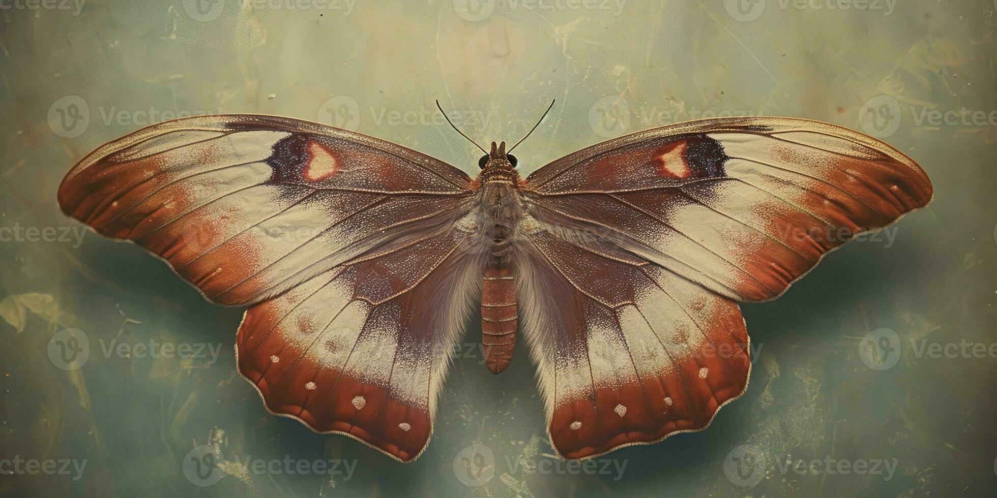 AI Generated. AI Generative. photo realistic illustration of A macro of a rare beautiful lunar moth. Graphic Art Illustration