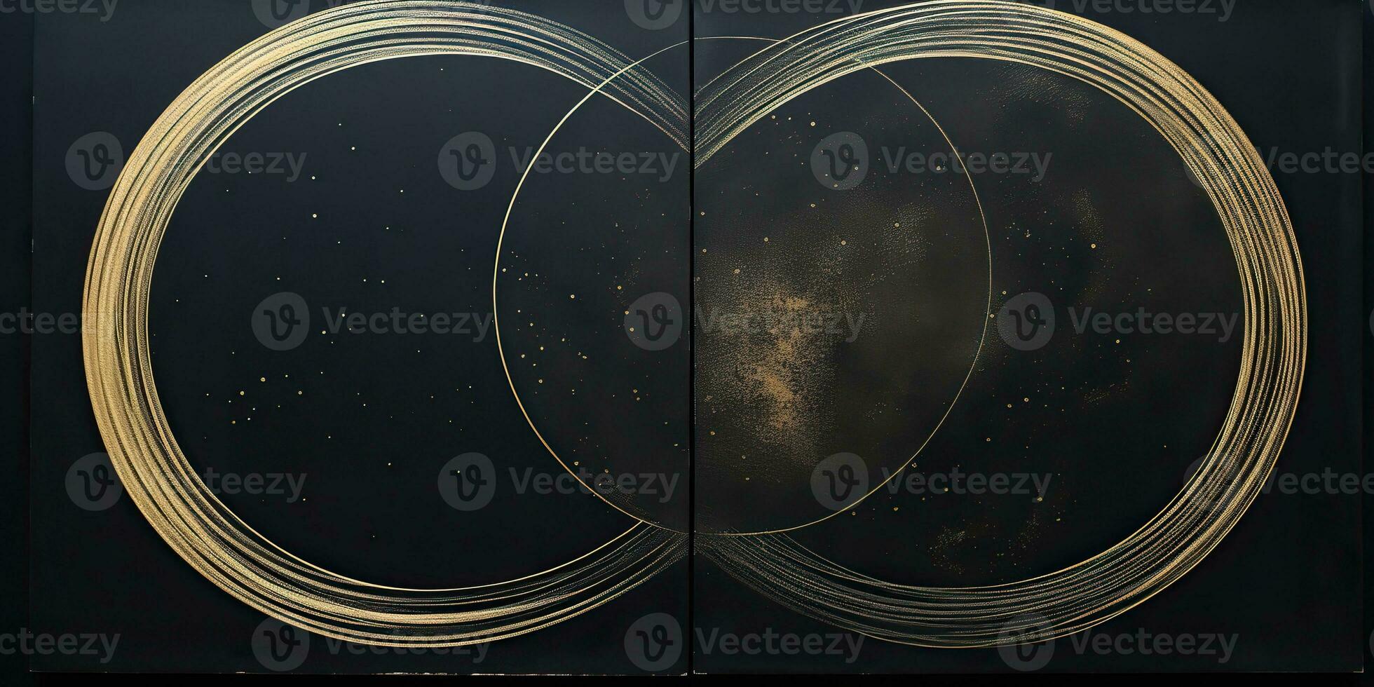 AI Generated. AI Generative. Minimal solar system planets poster. Galaxy space universe future adventure travel decoration background. Graphic Art photo