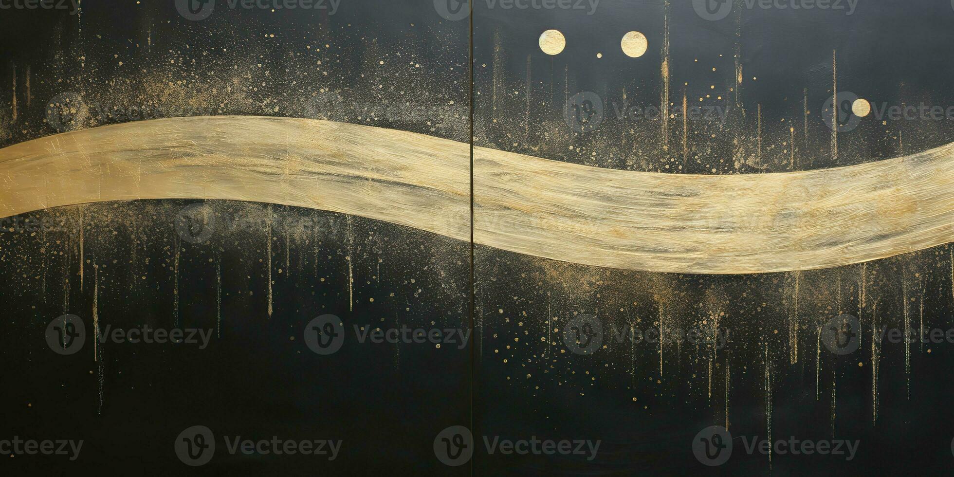 AI Generated. AI Generative. Minimal solar system planets poster. Galaxy space universe future adventure travel decoration background. Graphic Art photo