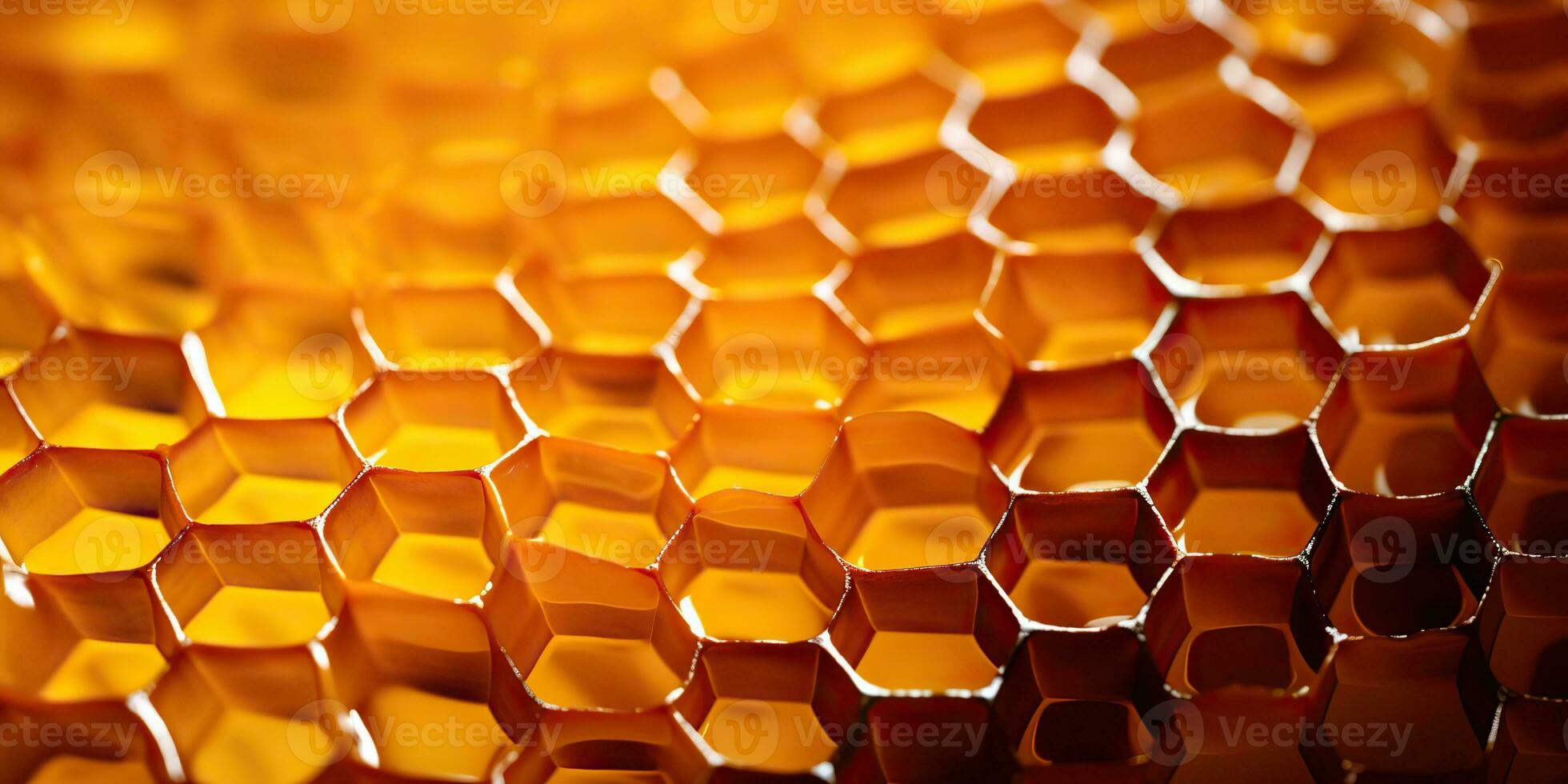 AI Generated. AI Generative. Hexagon honeycomb  texture background nature manvas mockup design wax decoration. Graphic Art photo