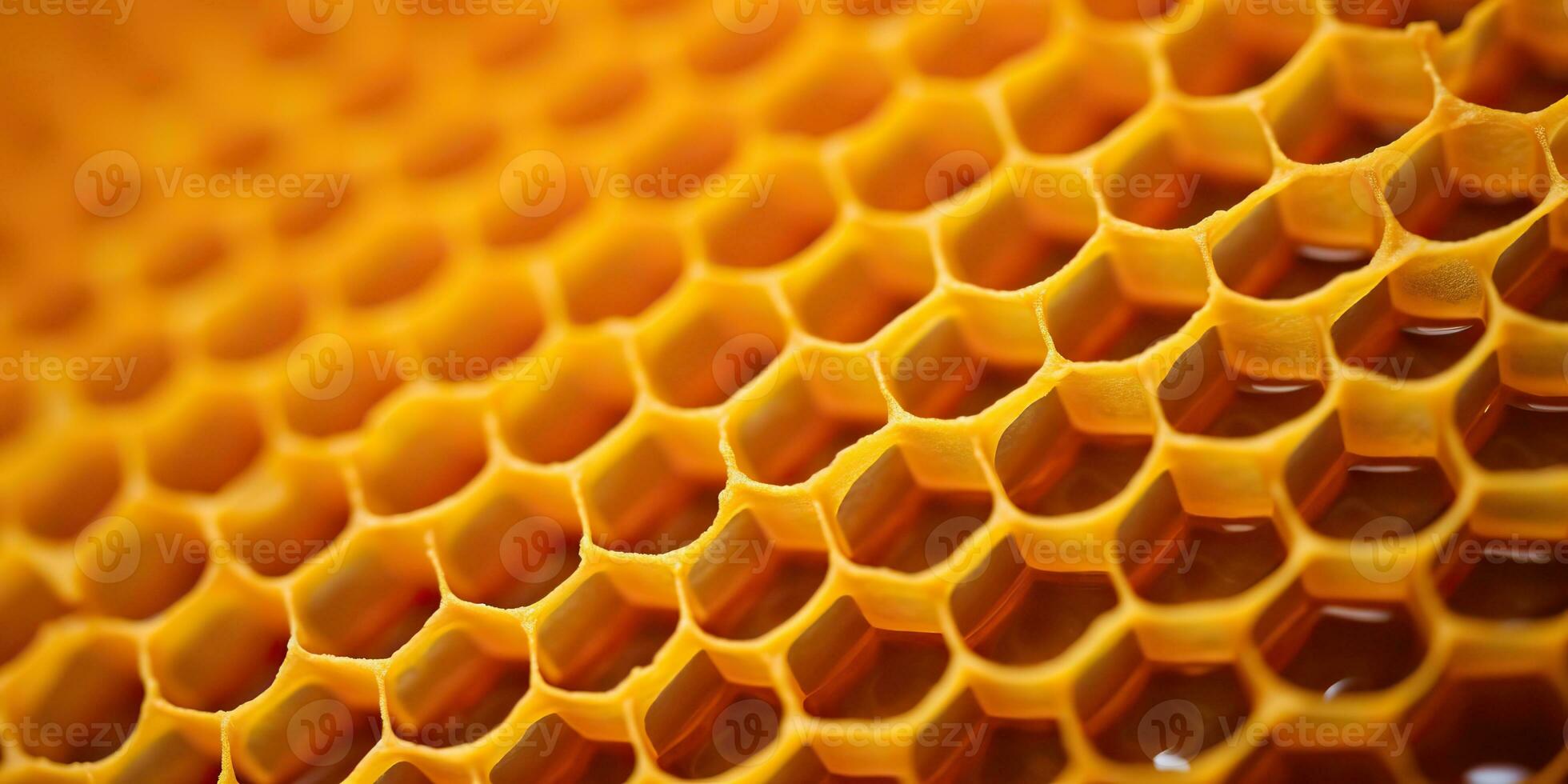 AI Generated. AI Generative. Hexagon honeycomb  texture background nature manvas mockup design wax decoration. Graphic Art photo