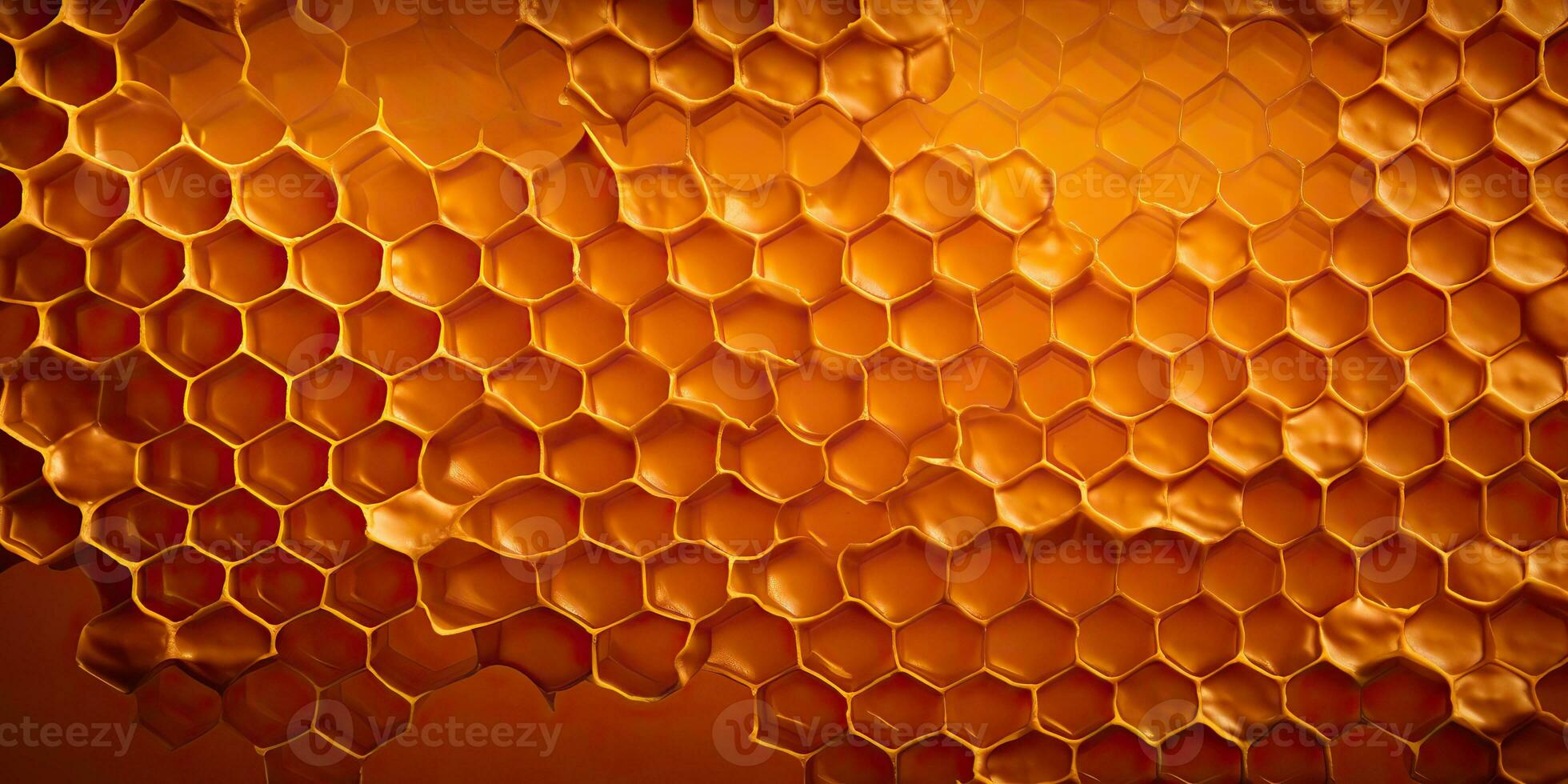 AI Generated. AI Generative. Hexagon honeycomb  texture background nature manvas mockup design wax decoration. Graphic Art photo