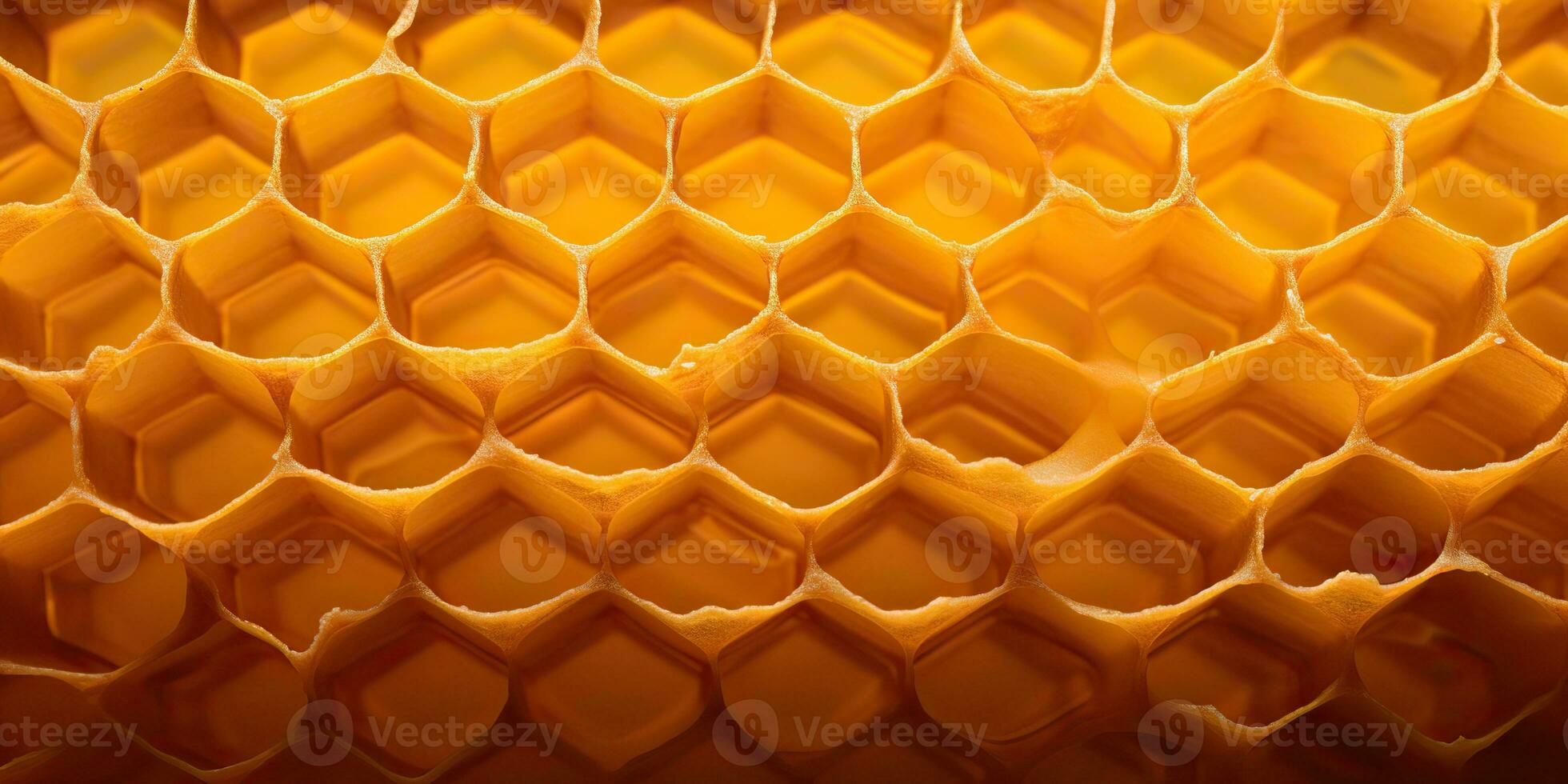 AI Generated. AI Generative. Hexagon honeycomb  texture background nature manvas mockup design wax decoration. Graphic Art photo