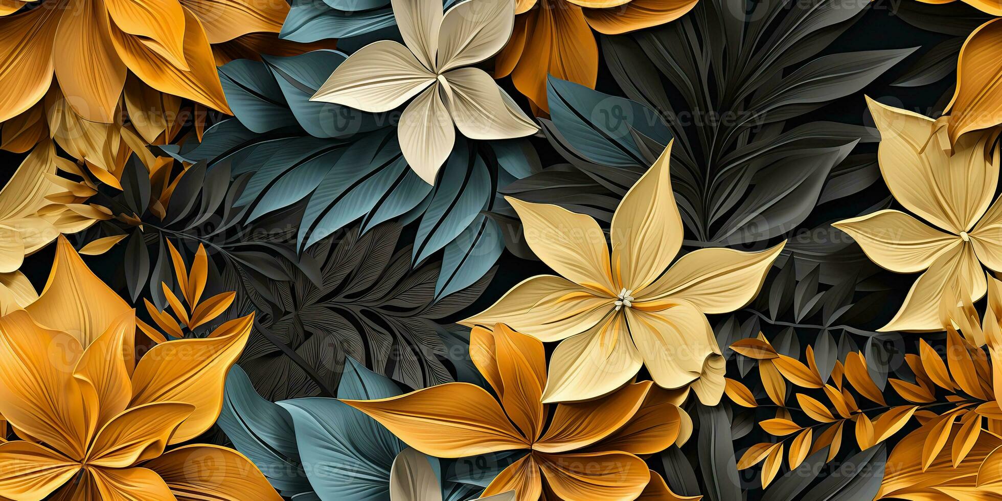 AI Generated. AI Generative. Boho ash art plant botanical flower exotic tropical pattern decoration texture background. Graphic Art photo