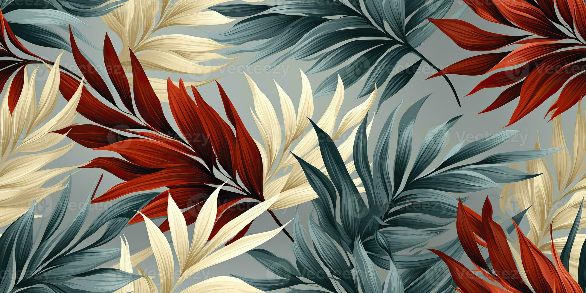 AI Generated. AI Generative. Boho ash art plant botanical flower exotic tropical pattern decoration texture background. Graphic Art photo