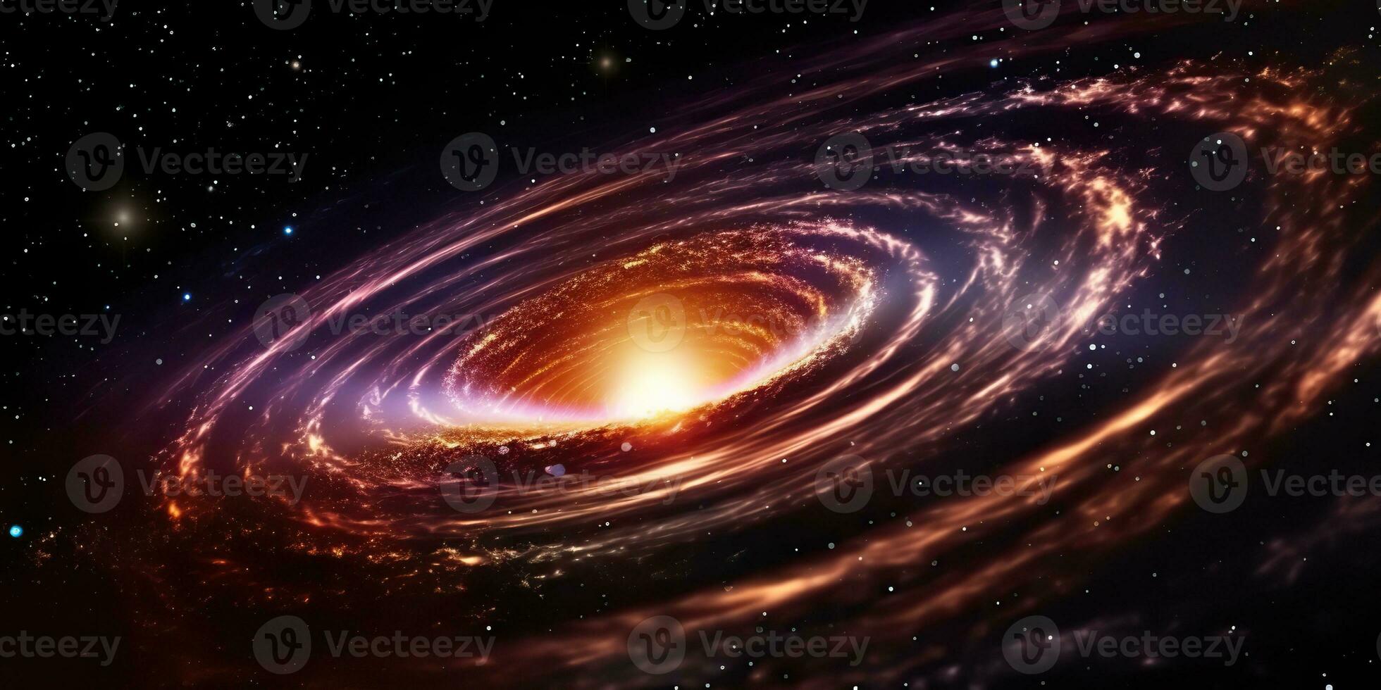AI Generated. AI Generative. Space galaxy universe wormhole. Black time tunnel teleport outer dark cosmos. Graphic Art photo
