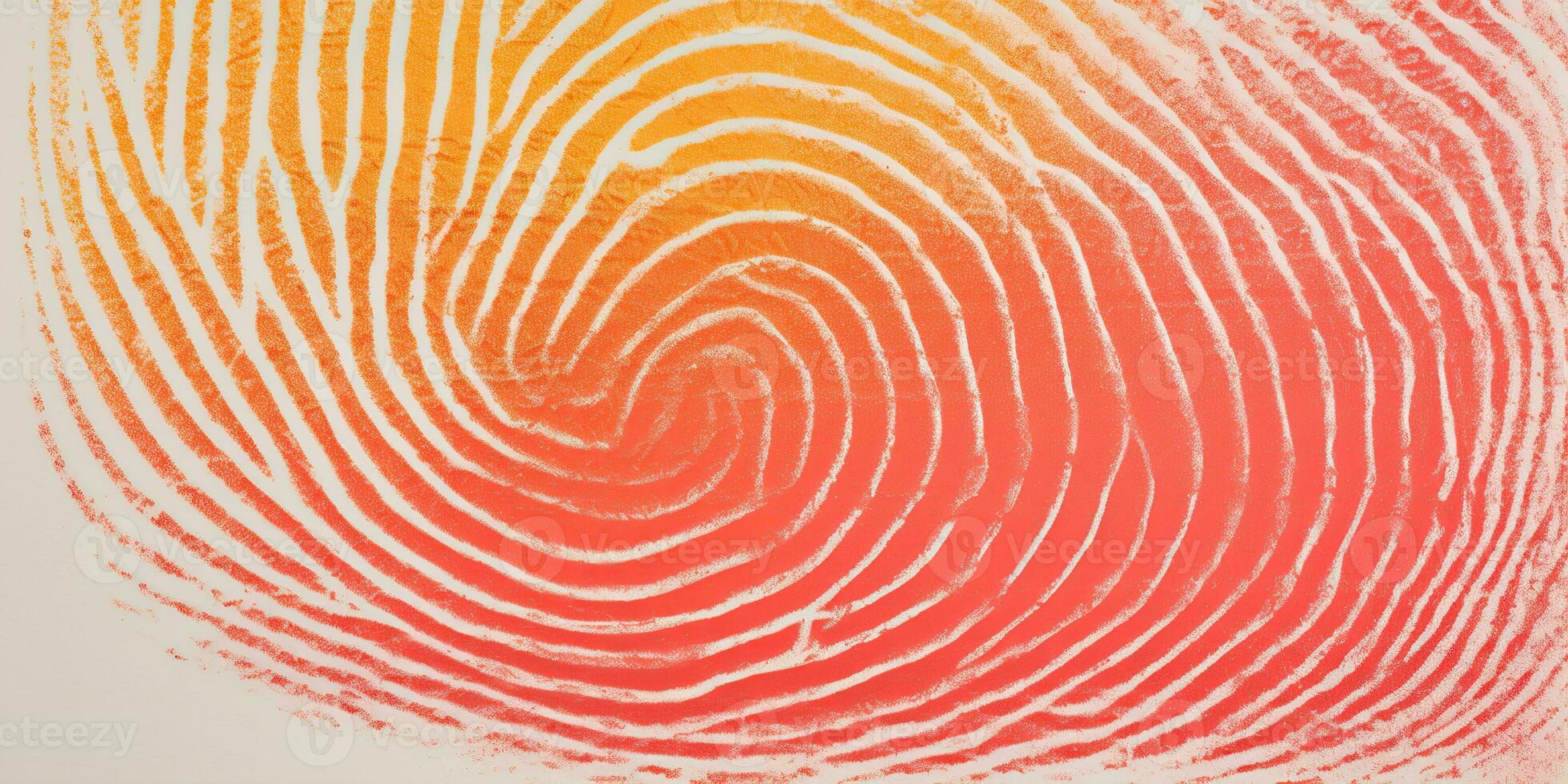 AI Generated. AI Generative. Finger print fingerprint abstract geometric pattern texture background decoration. Watercolor draw brush sketch ink art. Graphic Art photo