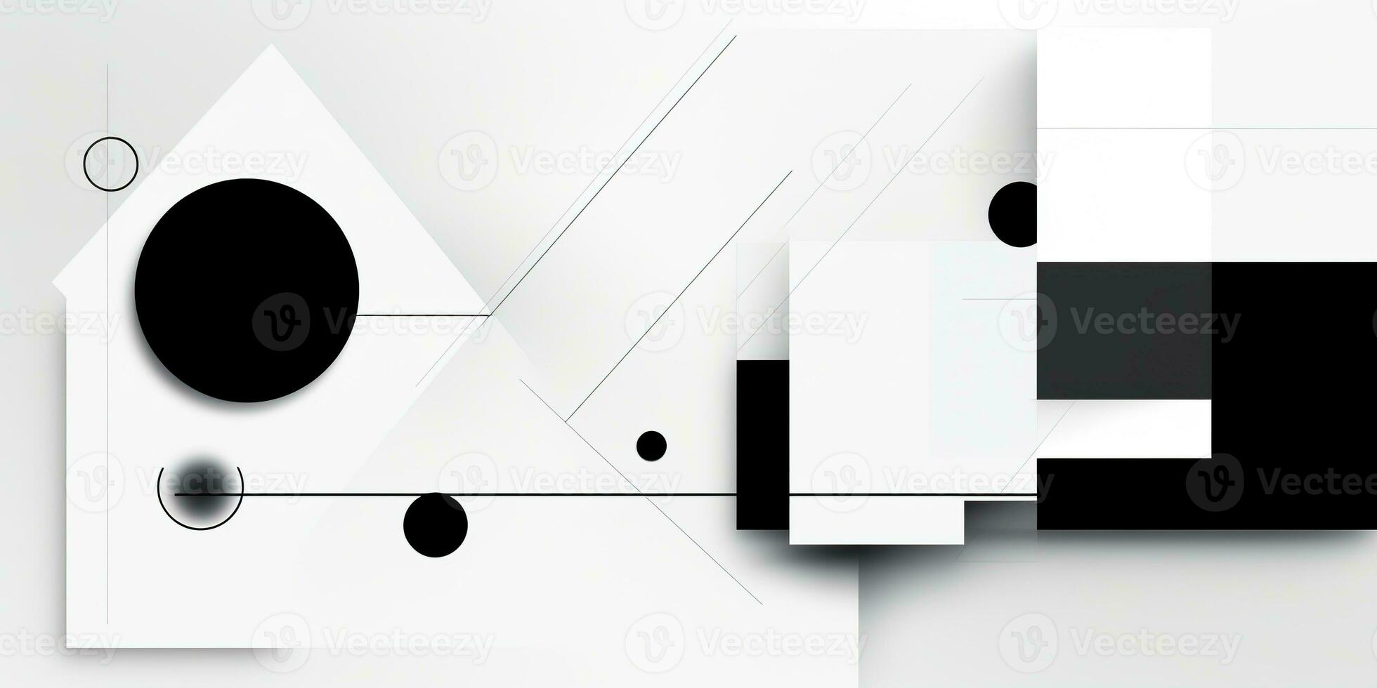 AI Generated. AI Generative. Minimal geometric abstract shapes graphic background poster mock up. Graphic Art photo