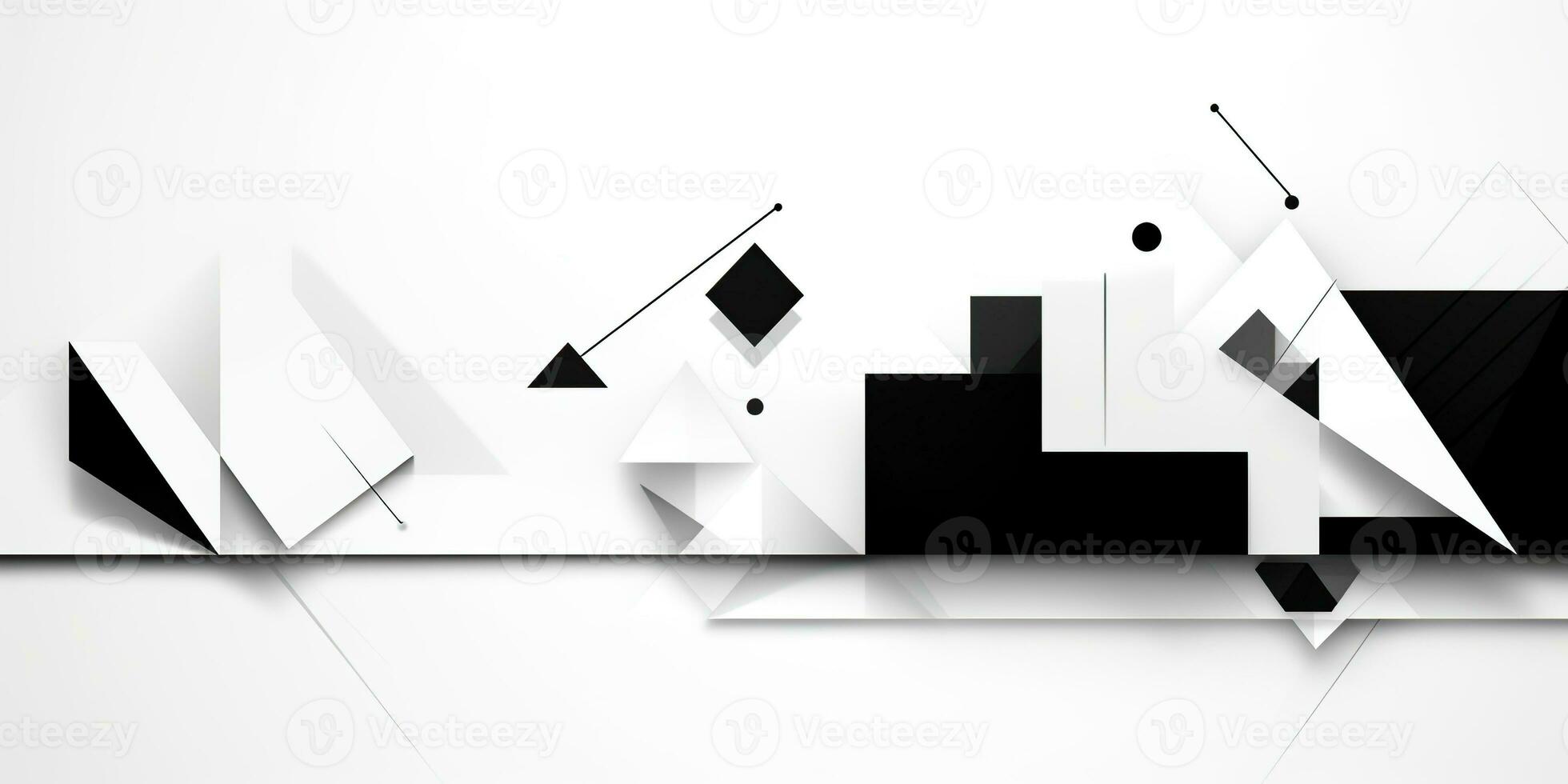 AI Generated. AI Generative. Minimal geometric abstract shapes graphic background poster mock up. Graphic Art photo