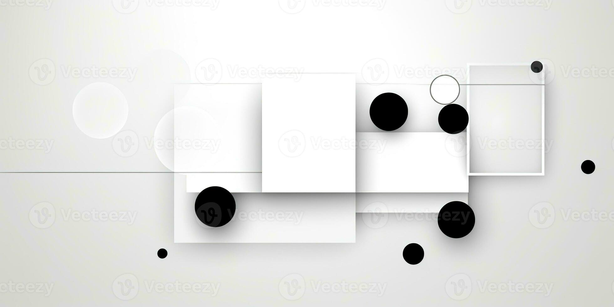 AI Generated. AI Generative. Minimal geometric abstract shapes graphic background poster mock up. Graphic Art photo