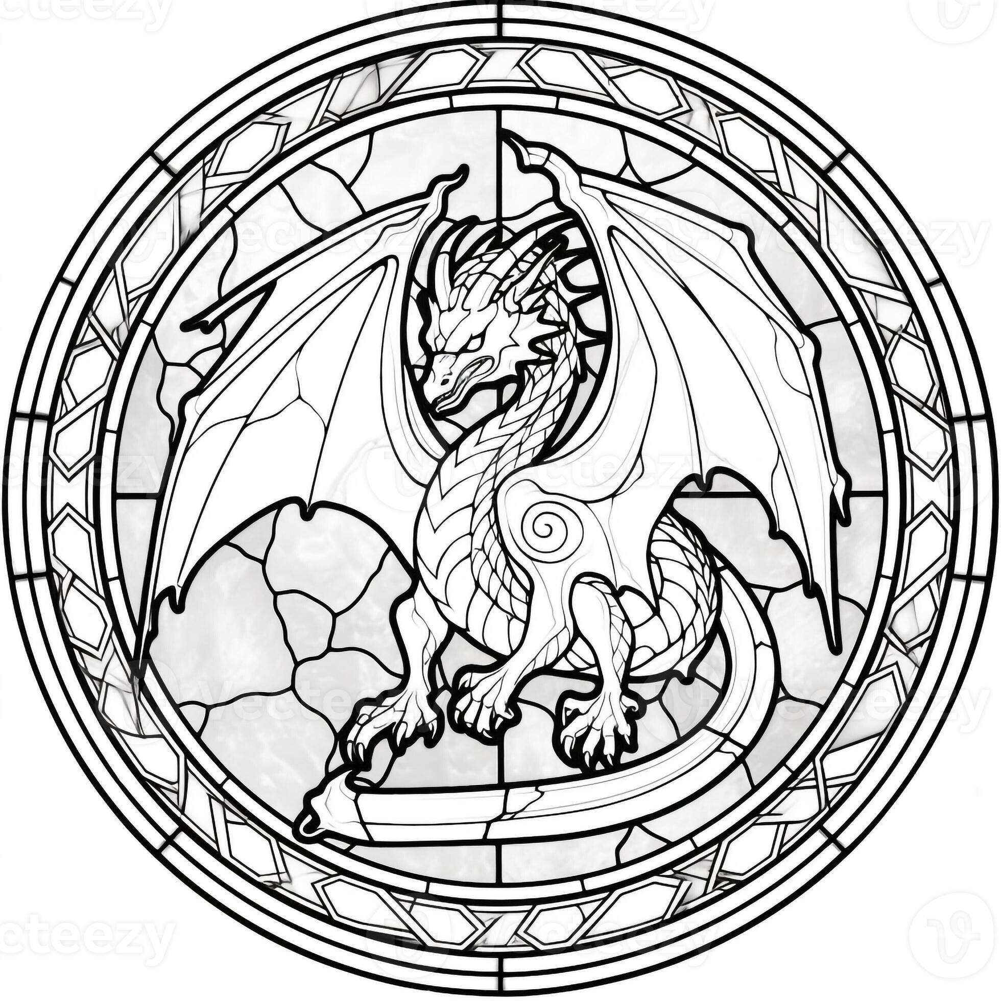 stained-glass-dragon-coloring-pages-26910115-stock-photo-at-vecteezy