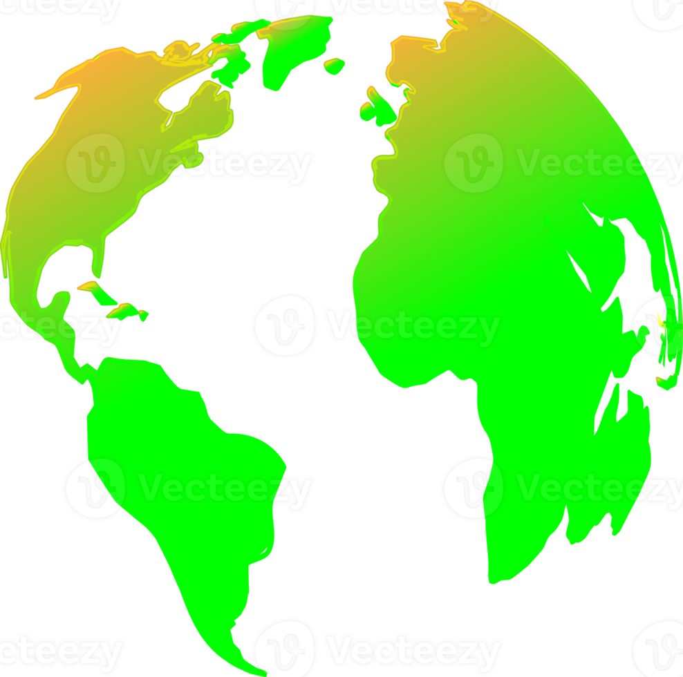 monde carte global icône abstrait graphique conception pour décoration png