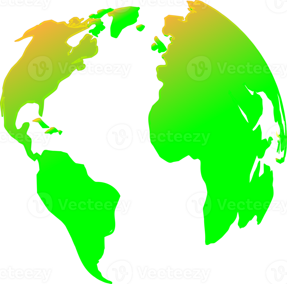 mondo carta geografica globale icona astratto grafico design per decorazione png