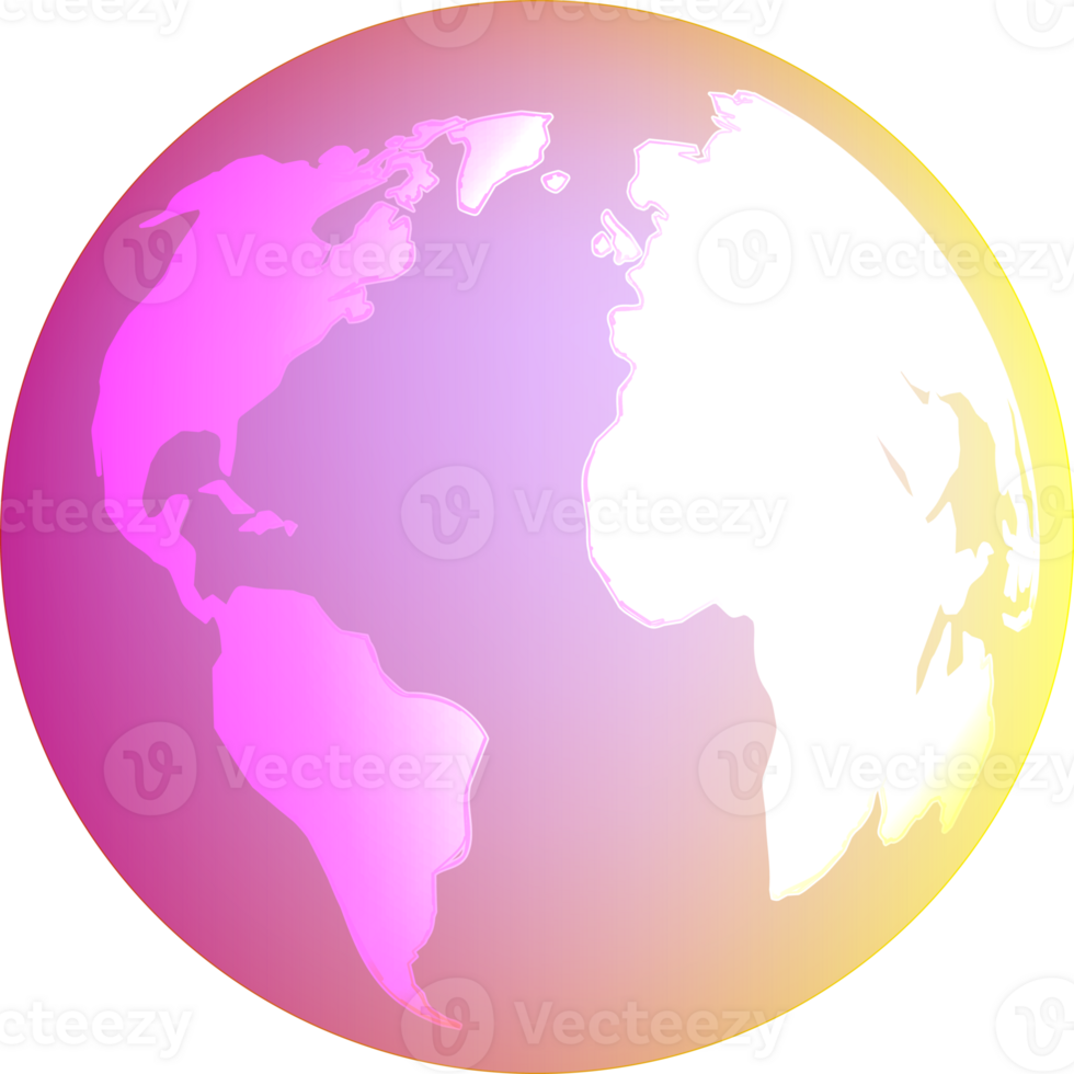 mundo mapa global icono resumen gráfico diseño para decoración png