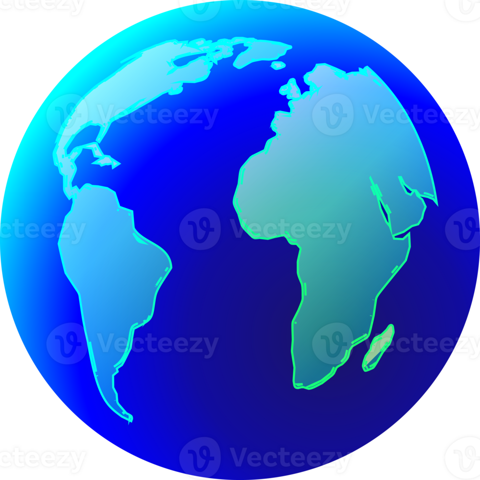 mundo mapa global icono resumen gráfico diseño para decoración png